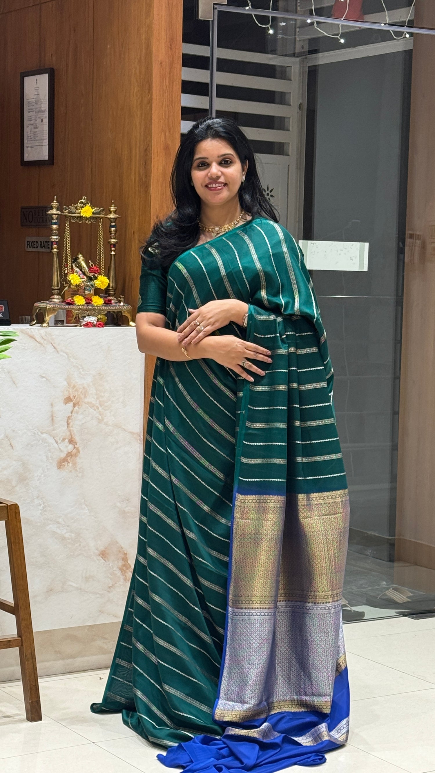 PSUV249-BOTTLEGREEN WITH BLUE