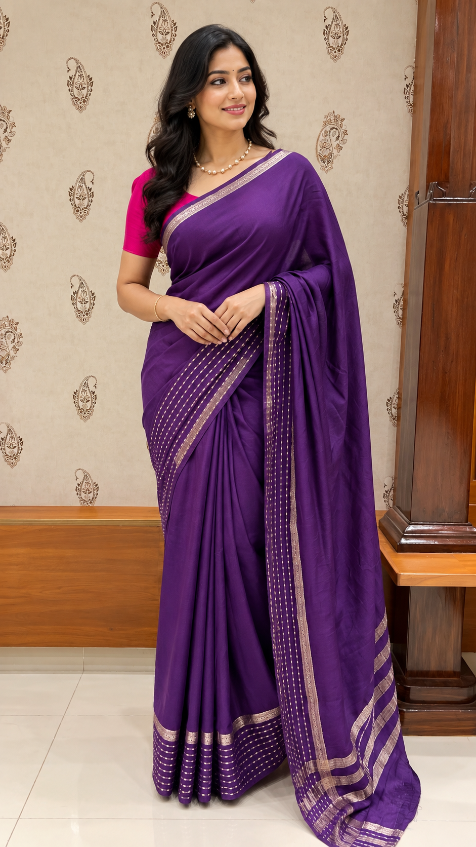 MUNGA COTTON SUV5843-PURPLE