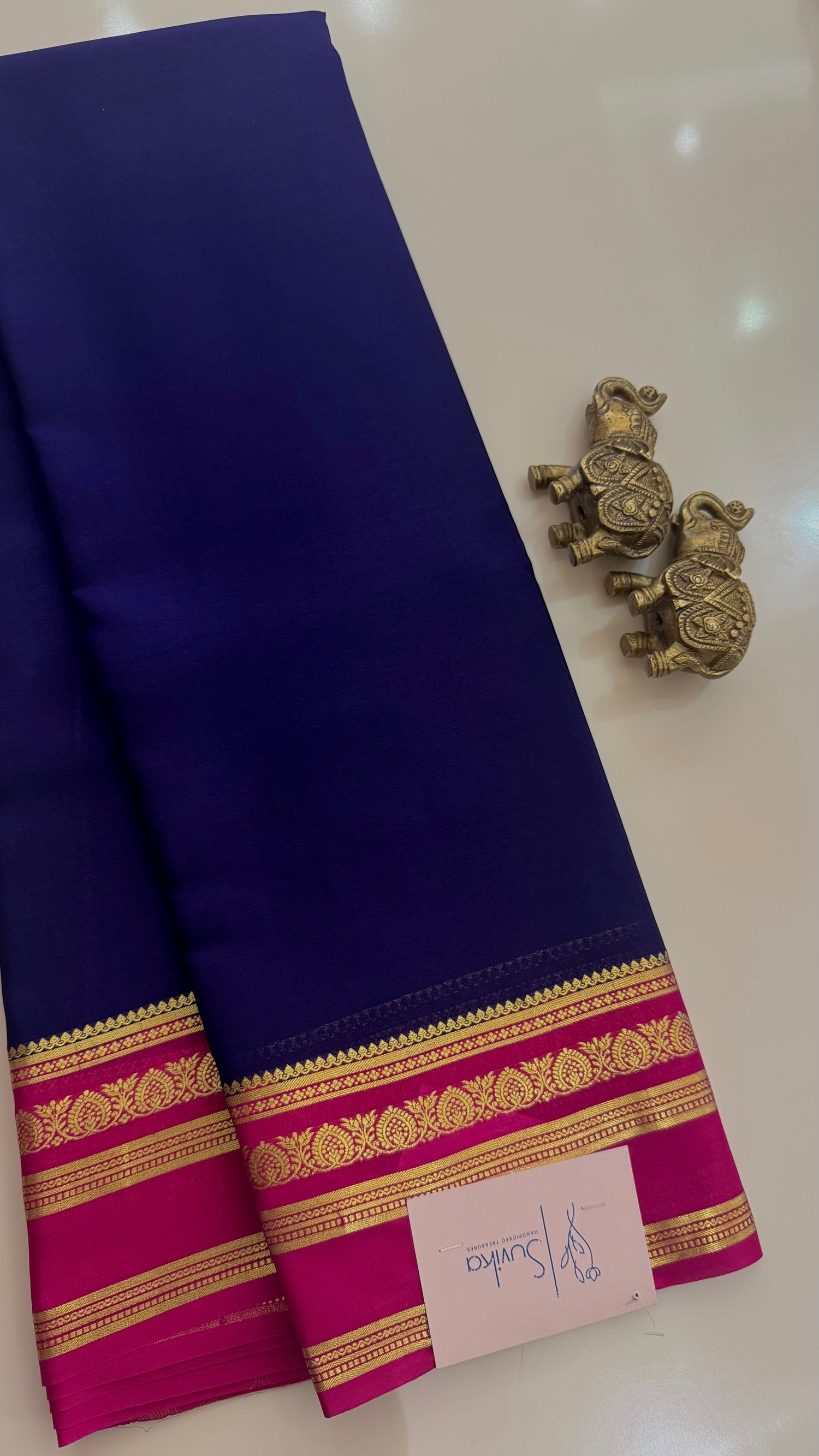 PURE MYSORE CREPE PSH261-BLUE