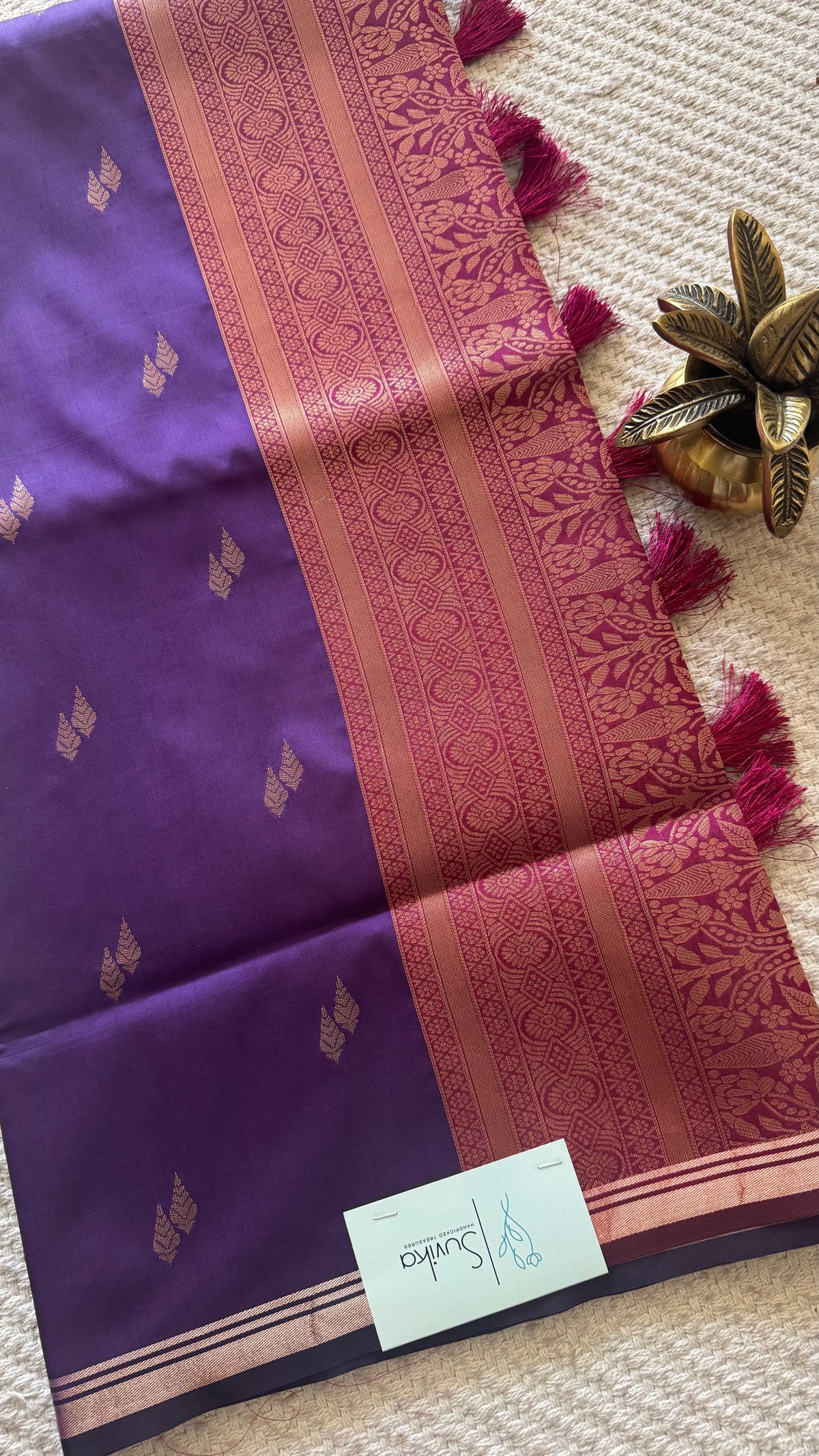 SEMI SOFT SILK SAREE SUV5923-PURPLE