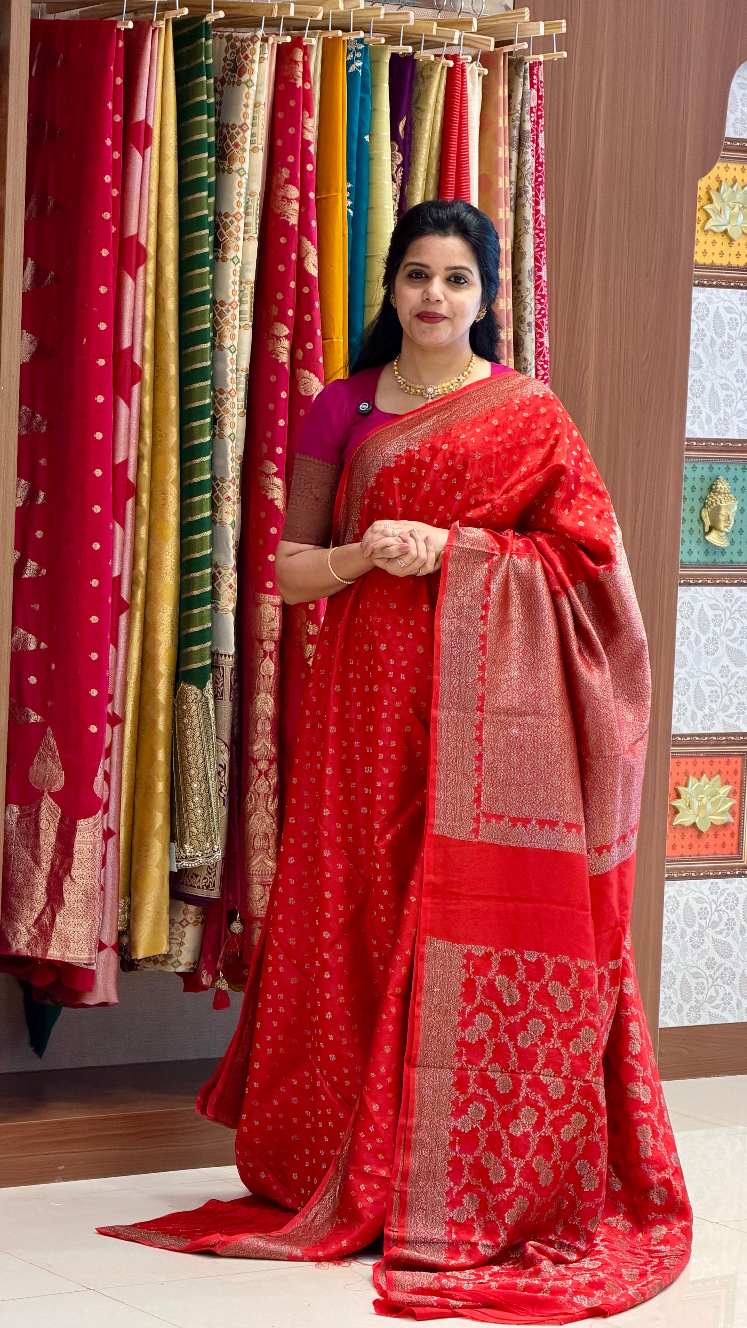 CREPE SILK SUV5697-ORANGE