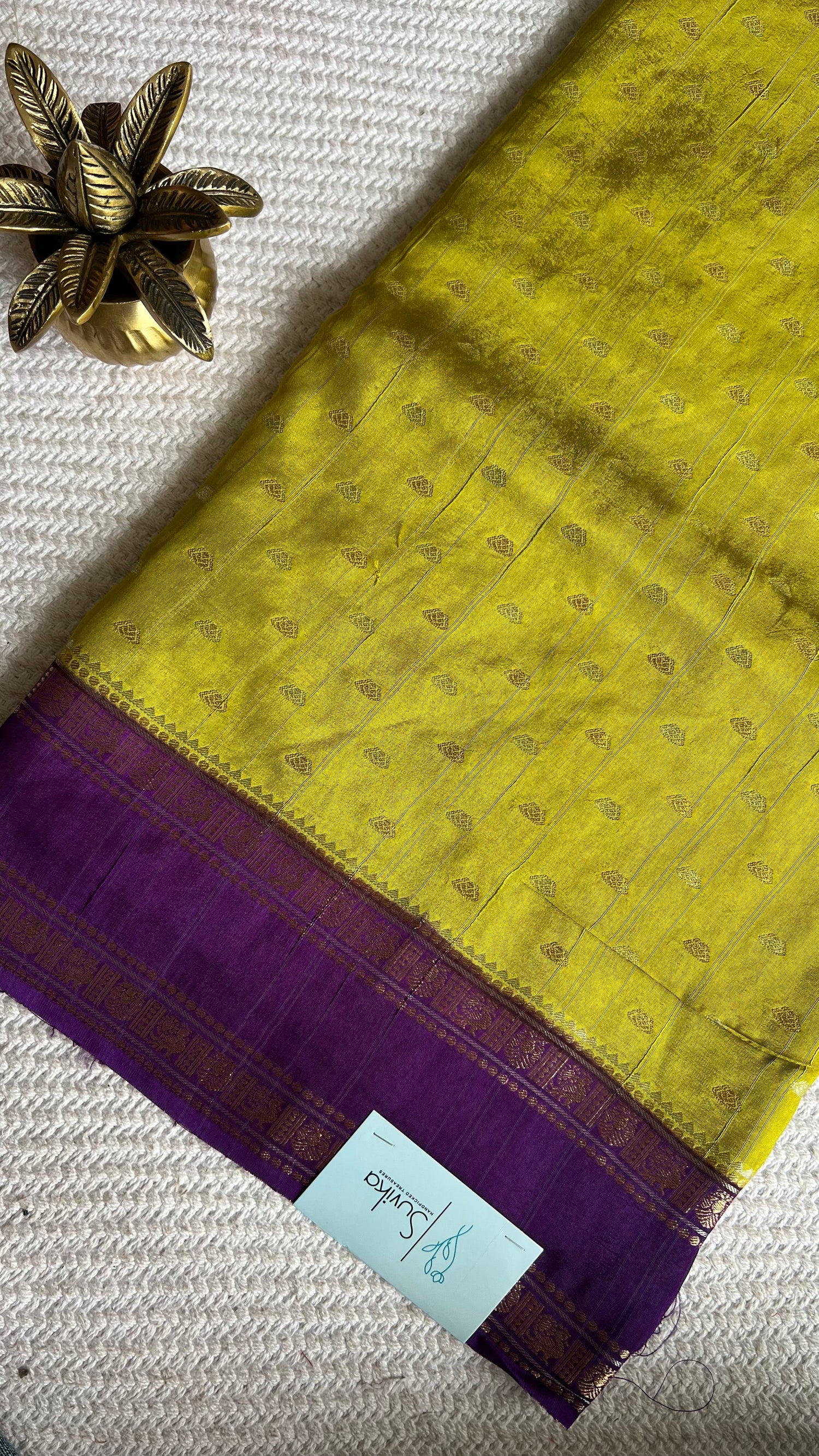 CRAPE SILK SUV5703-MINTGREEN WITH PURPLE
