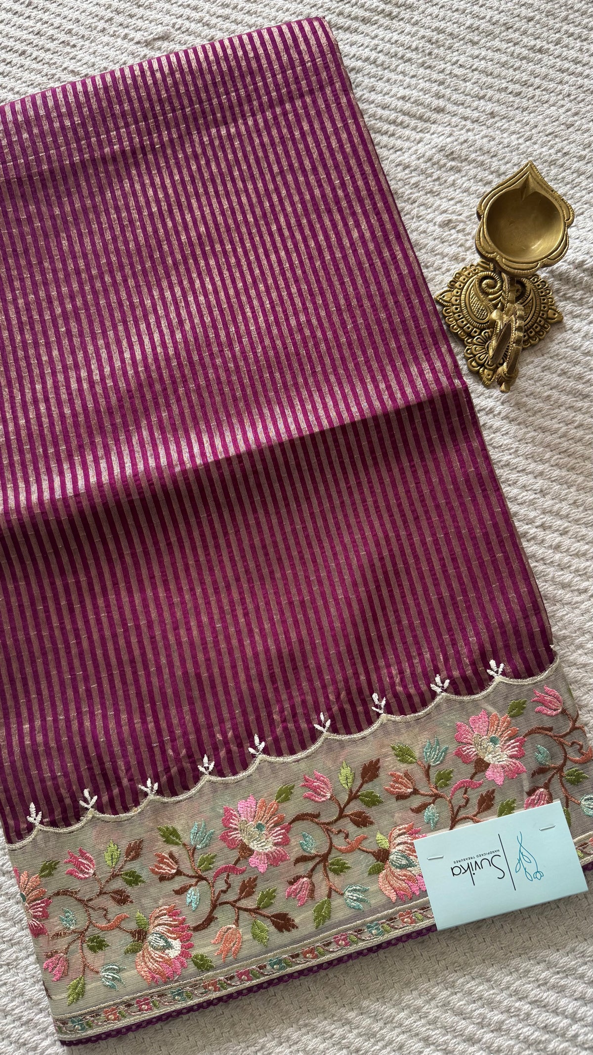 TISSUE SAREE SUV5639-MAGENTA