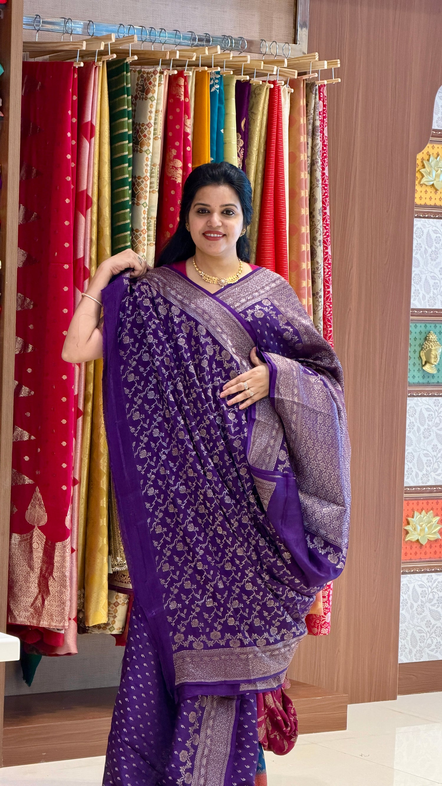 CREPE SILK SUV5702-PURPLE