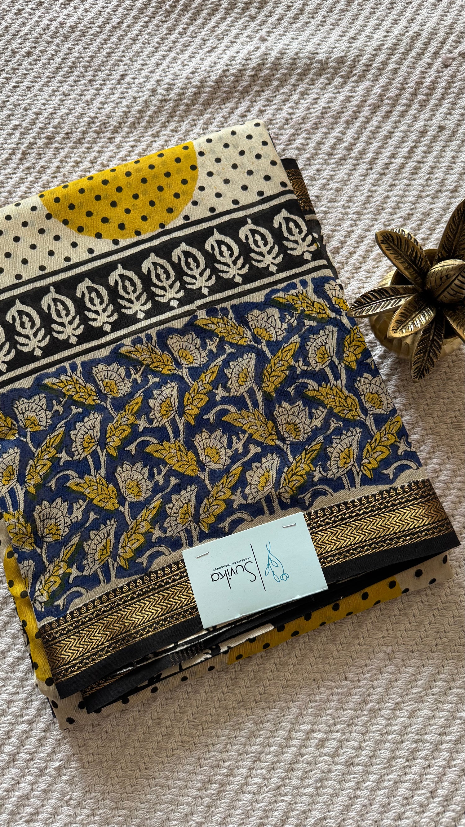 Pure chanderi silk SUV5008-BLUE