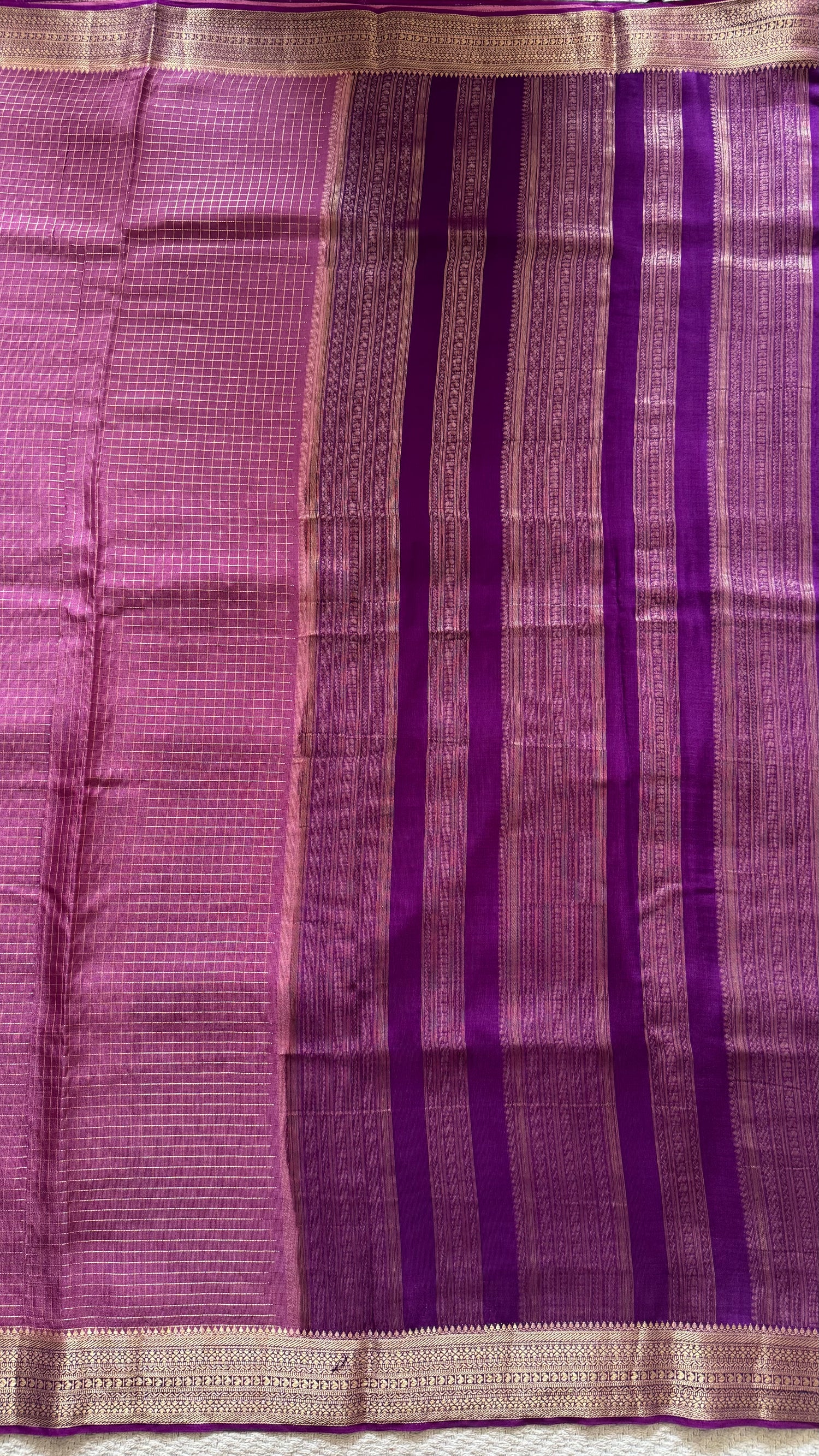 CREPE SILK SAREE SUV5477-ONIONPINK