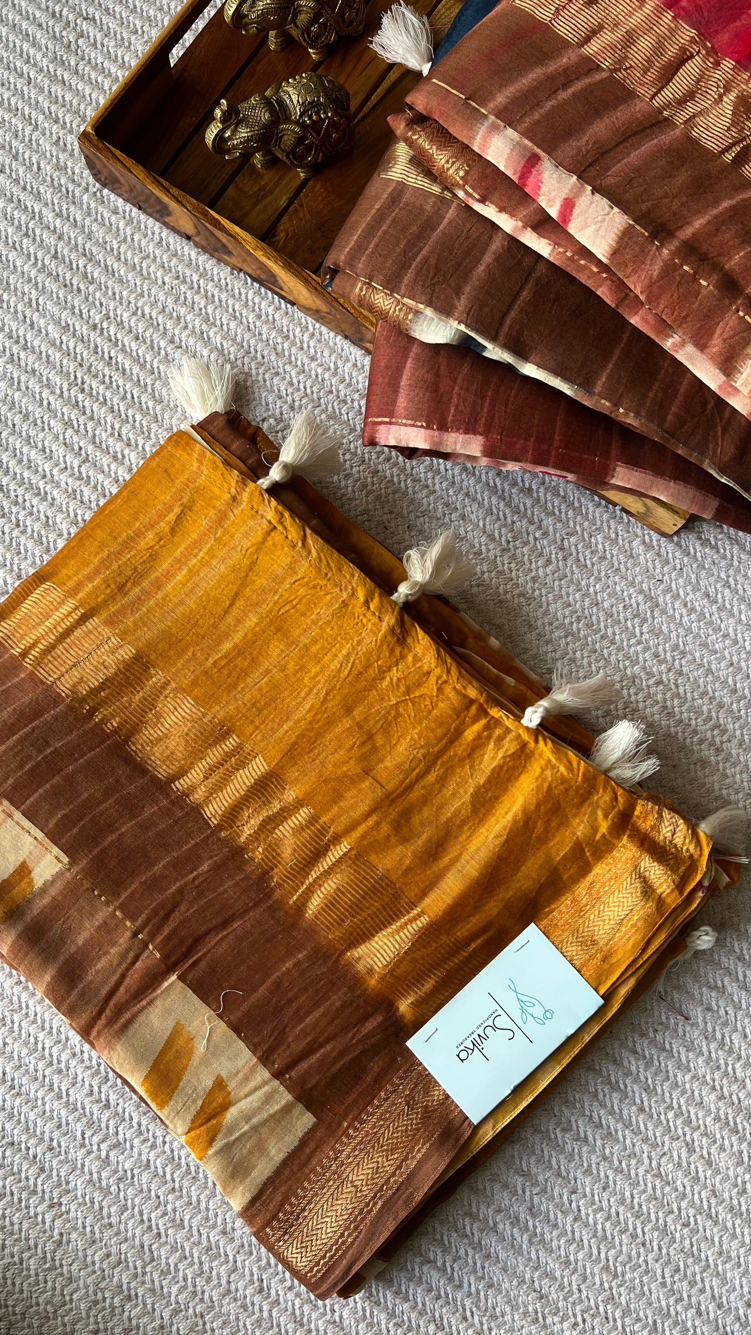 MAHESHWARI SILK COTTON SUV4947-YELLOW