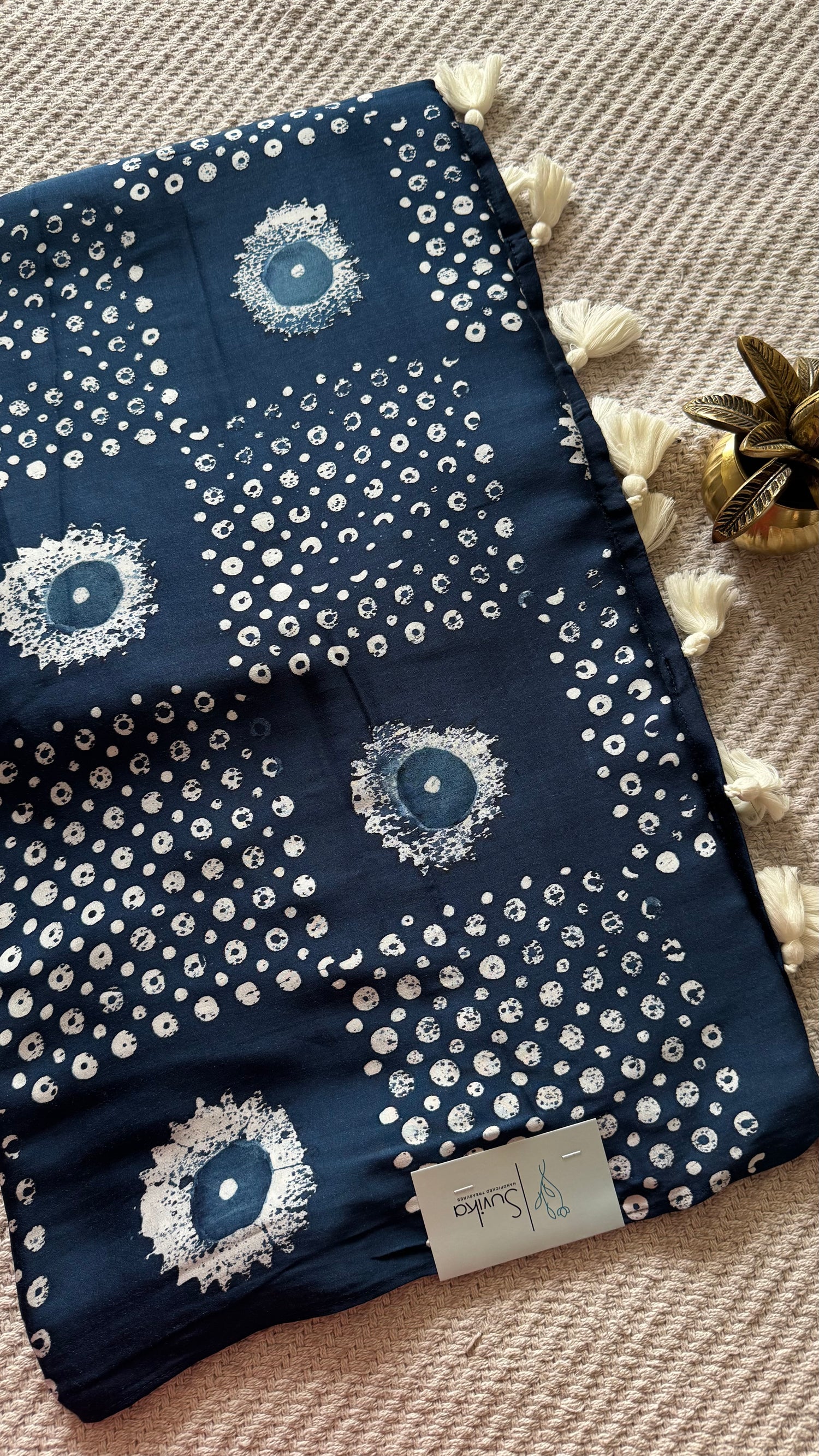SATIN SILK SUV5038-BLUE
