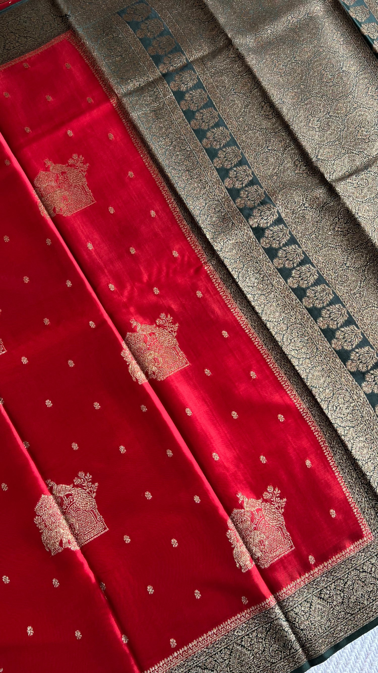 CRAPE SILK SUV5705-RED