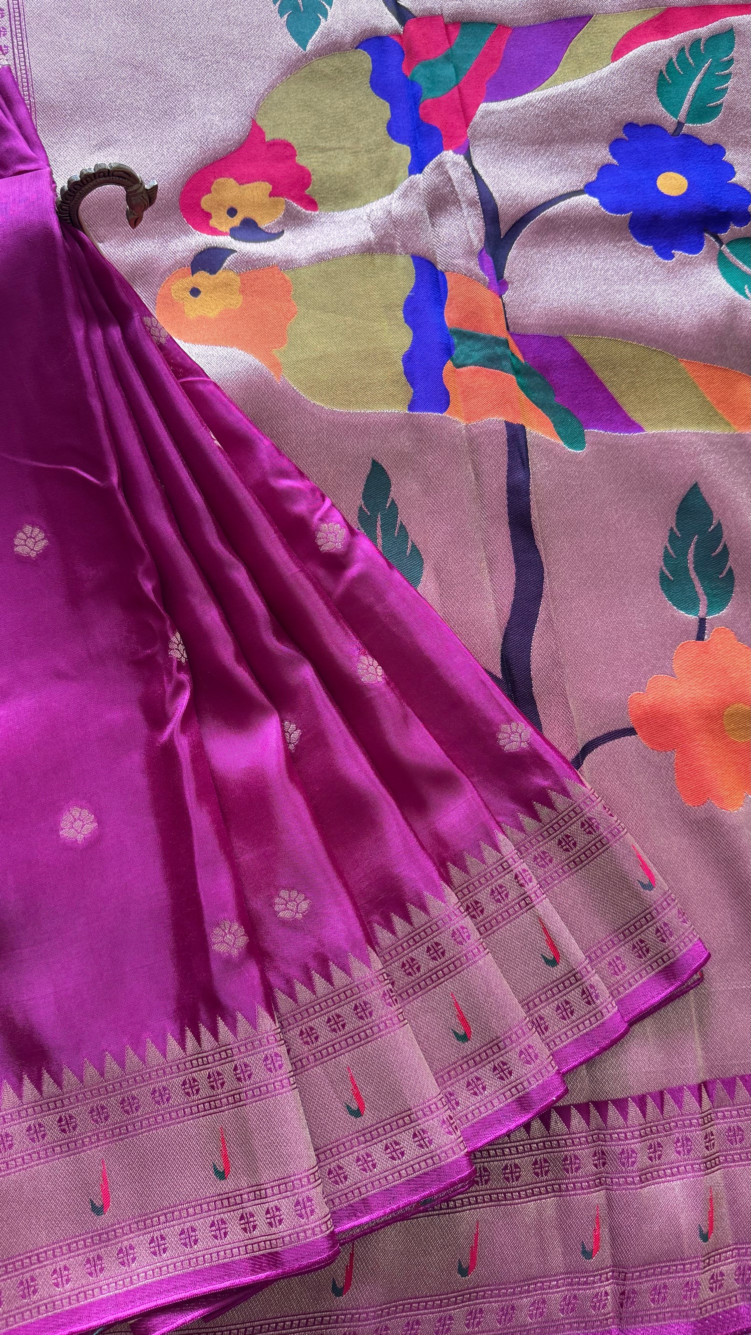 CREPE SILK SUV5647-MAGENTA