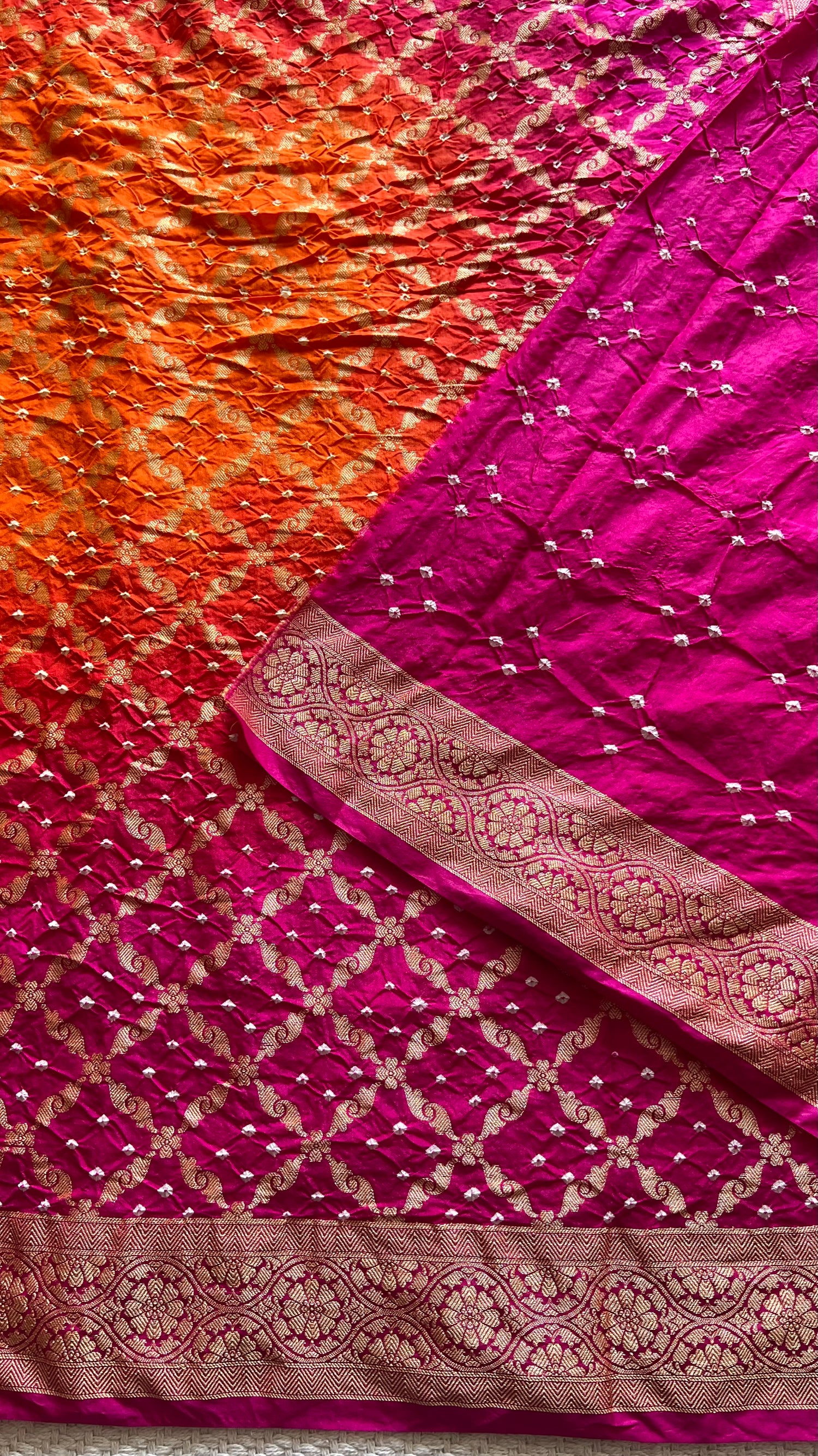 SUV4488-ORANGE WITH PINK
