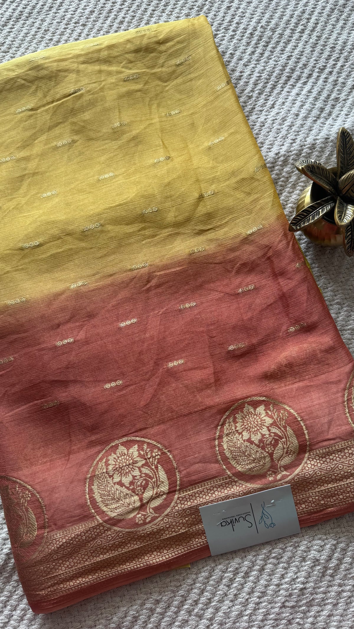 GEORGETTE SAREE SUV5939-RUST