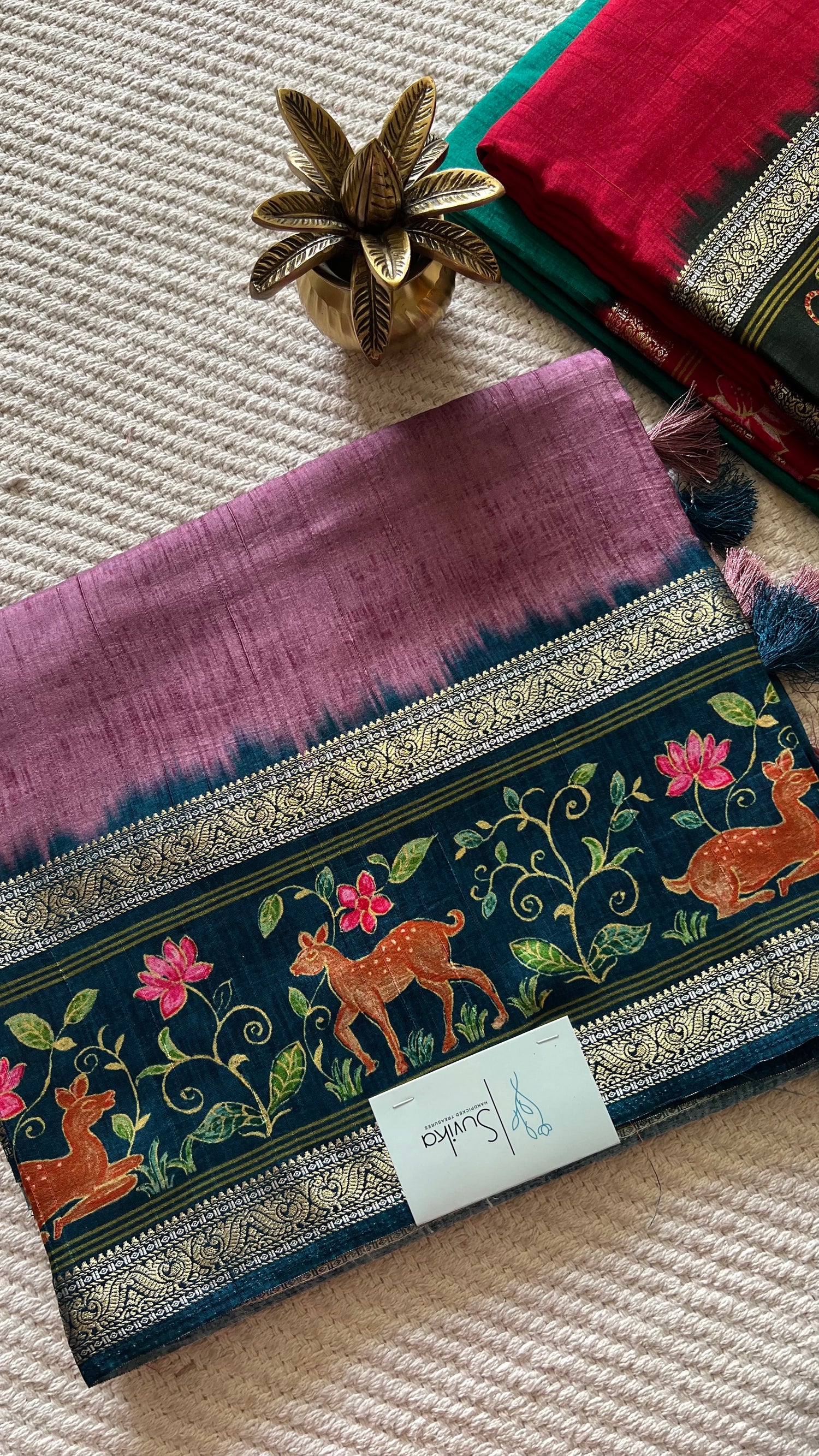 SUV5365-LAVENDER WITH SAPHIREBLUE