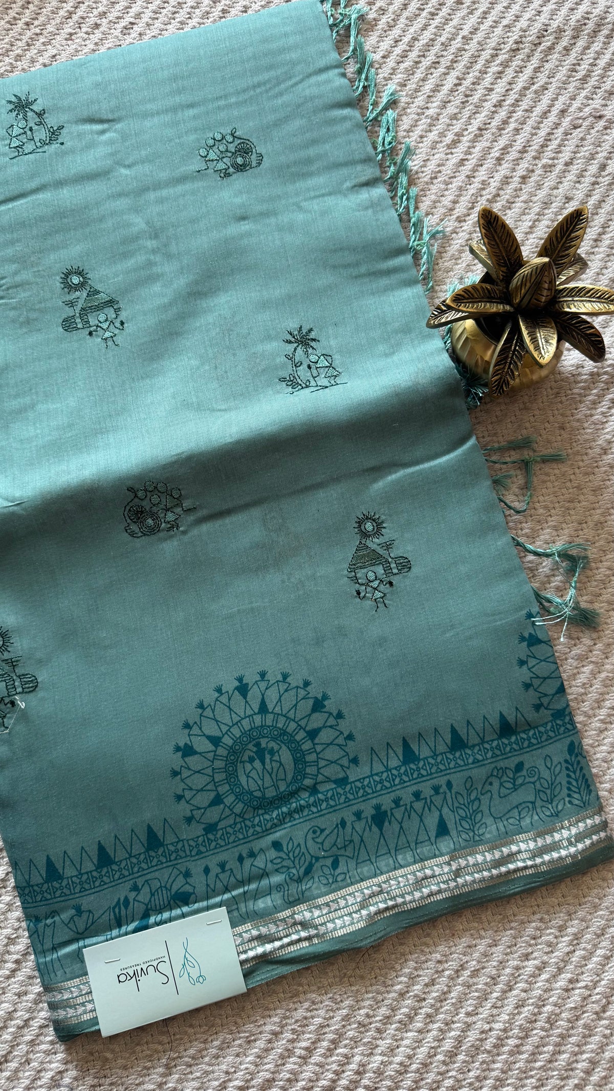 SILK COTTON SUV5532-BLUE