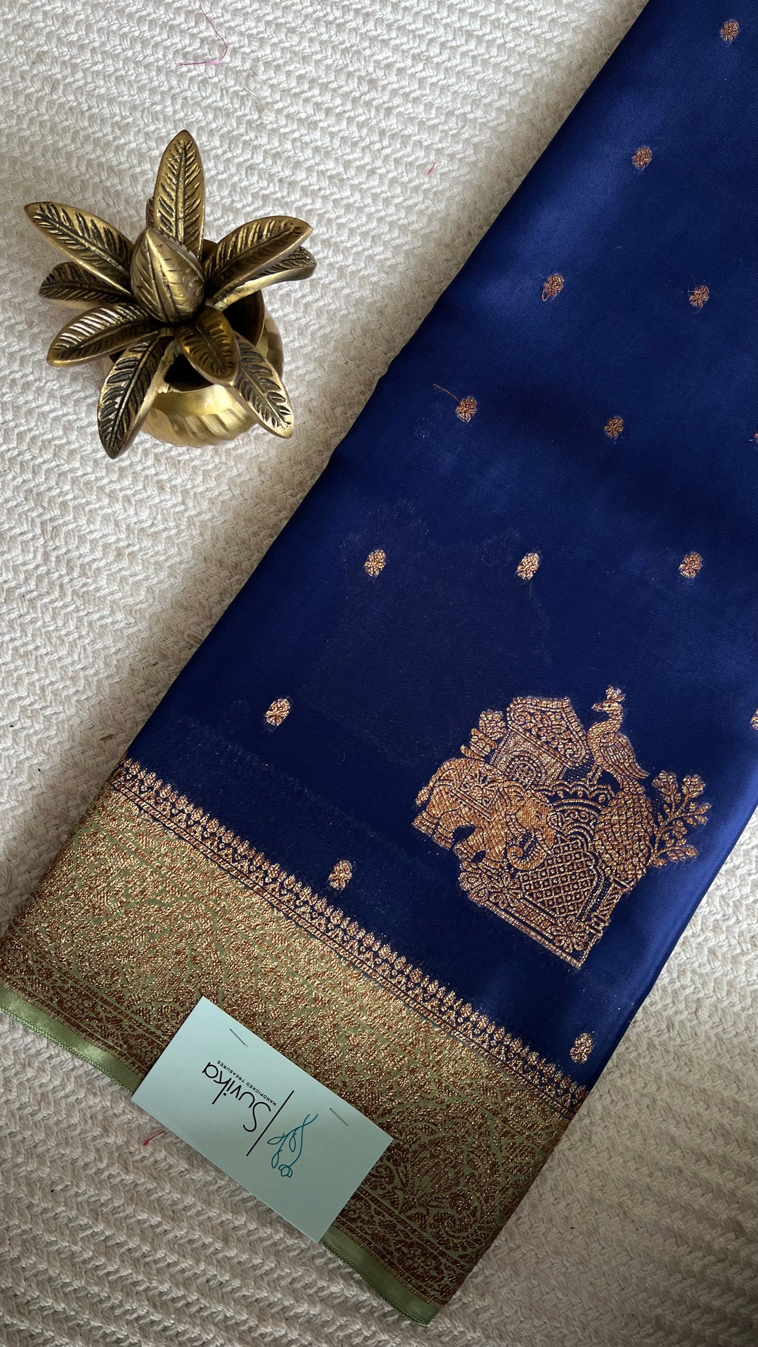 CRAPE SILK SUV5705-BLUE