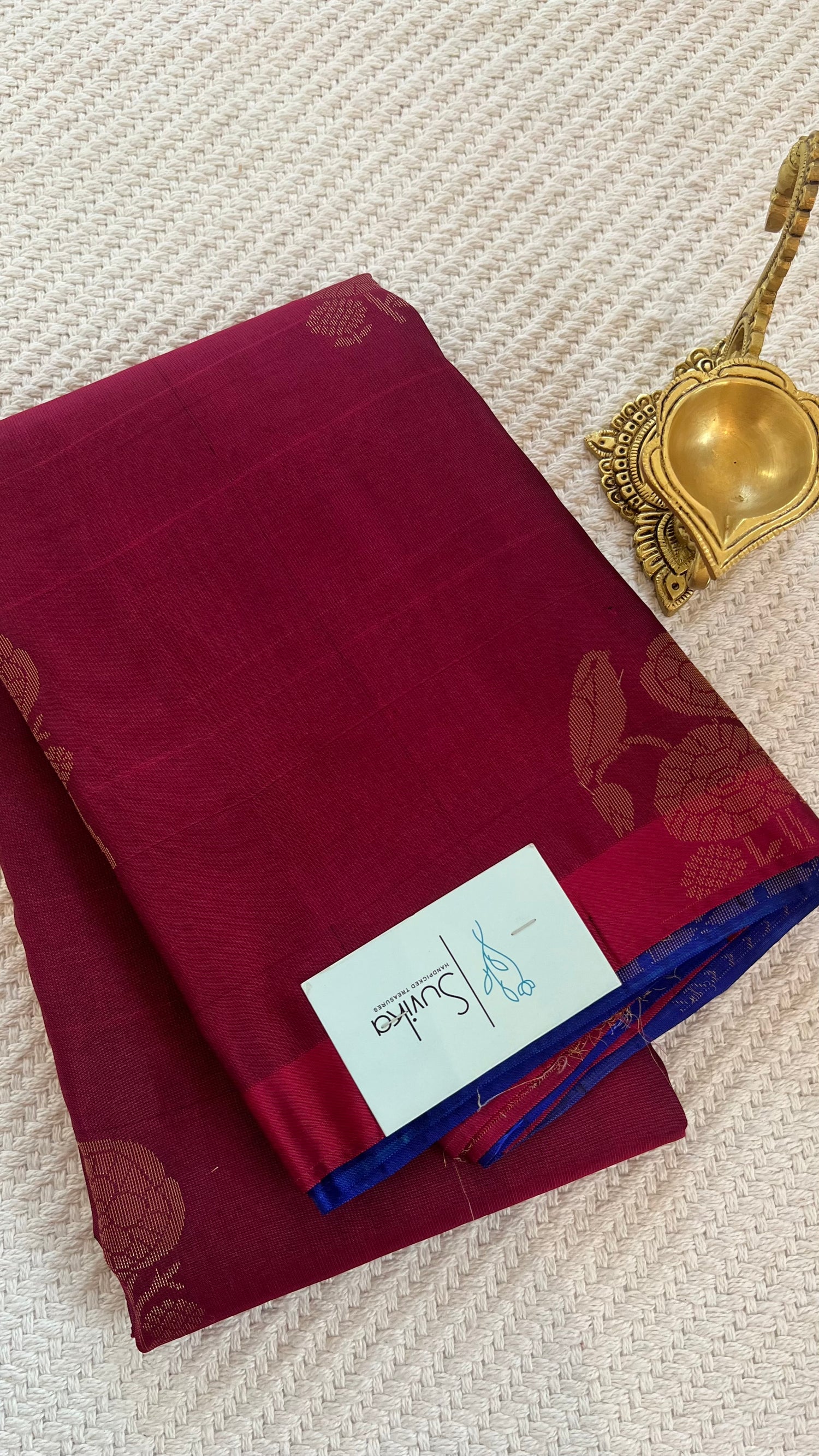 SUV1650 - MAROON PURE SOFT SILK