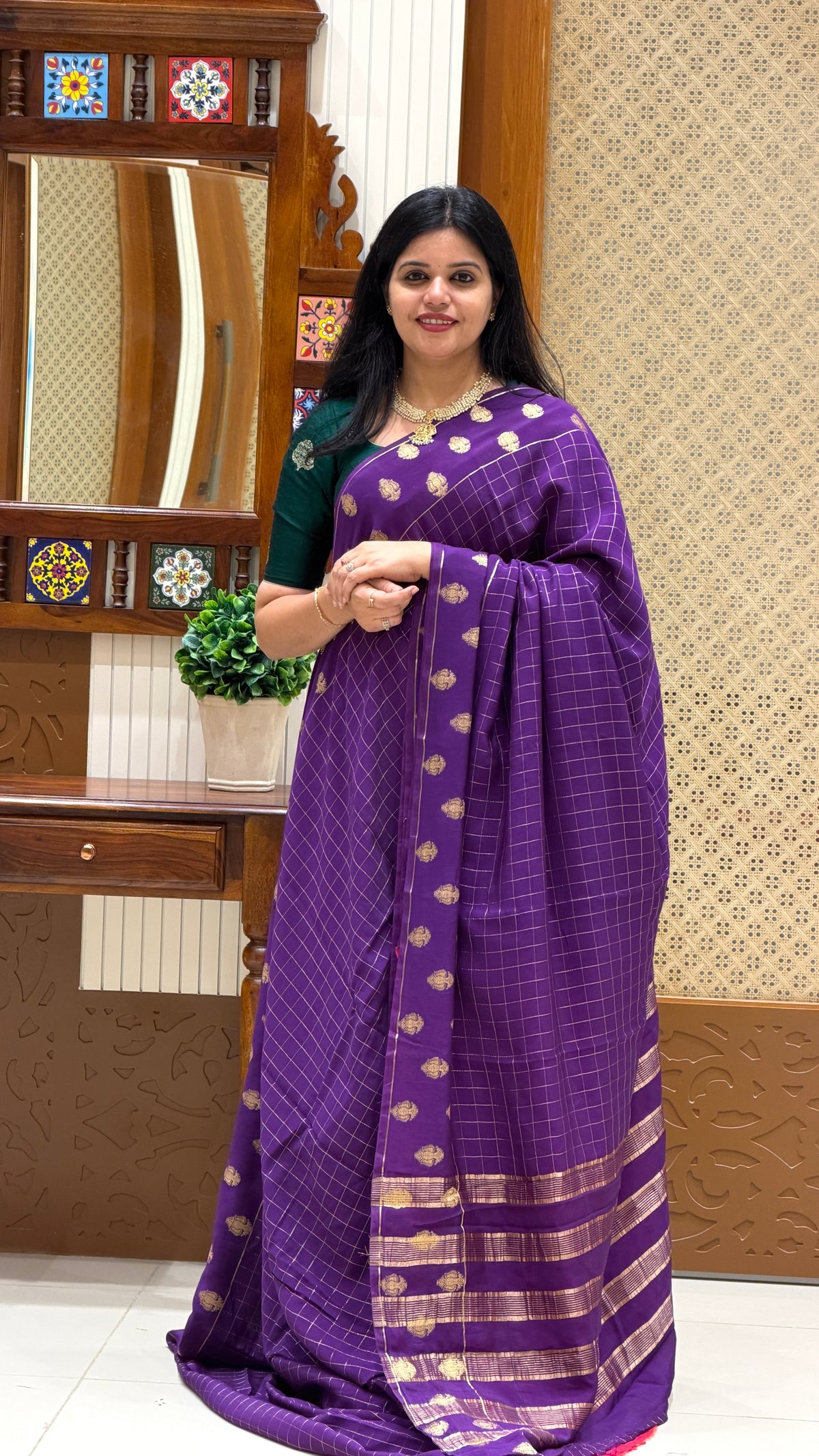 MUNGA COTTON SUV5828-PURPLE