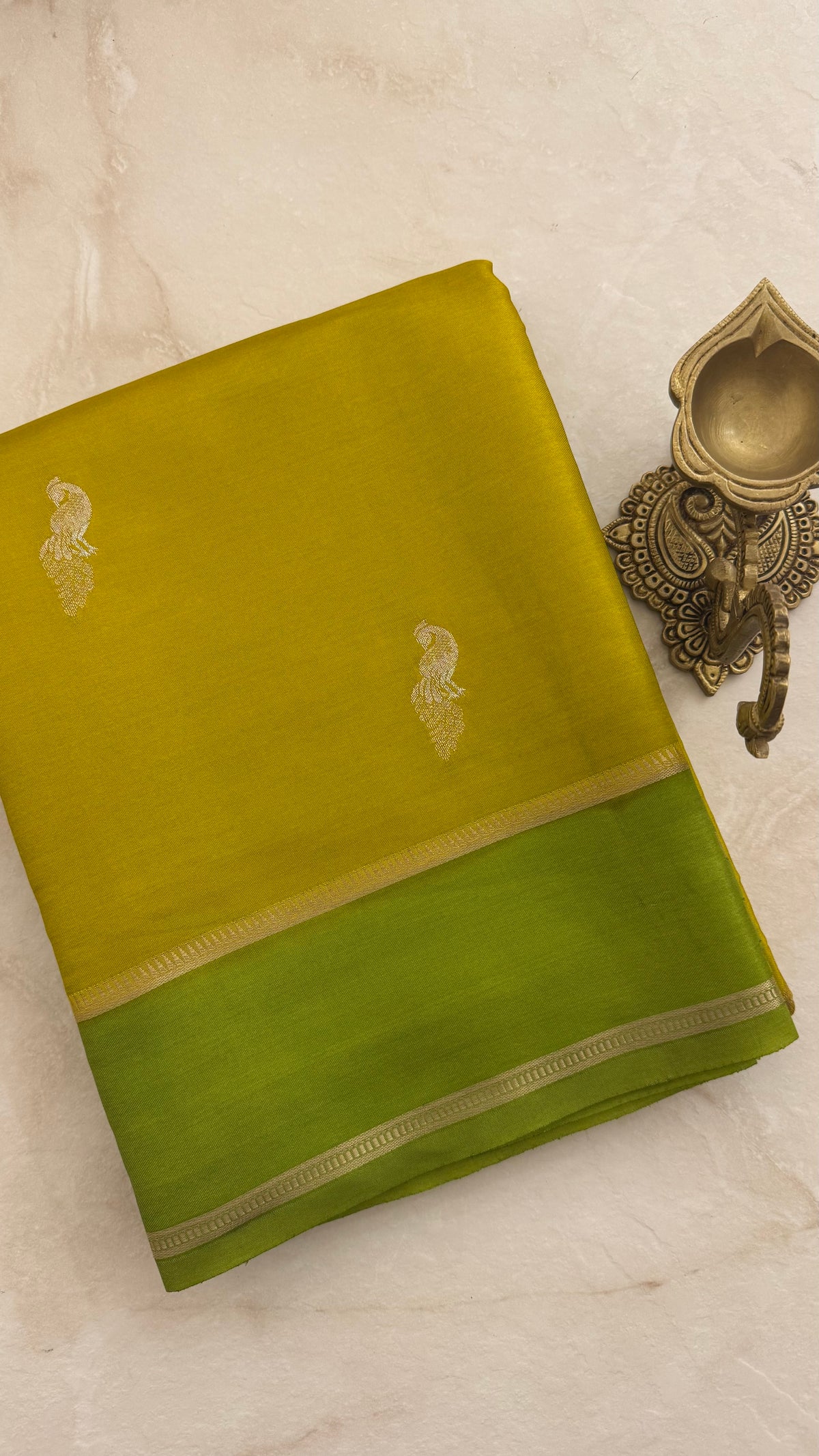 CREPE SILK SUV5803-MINTYELLOW