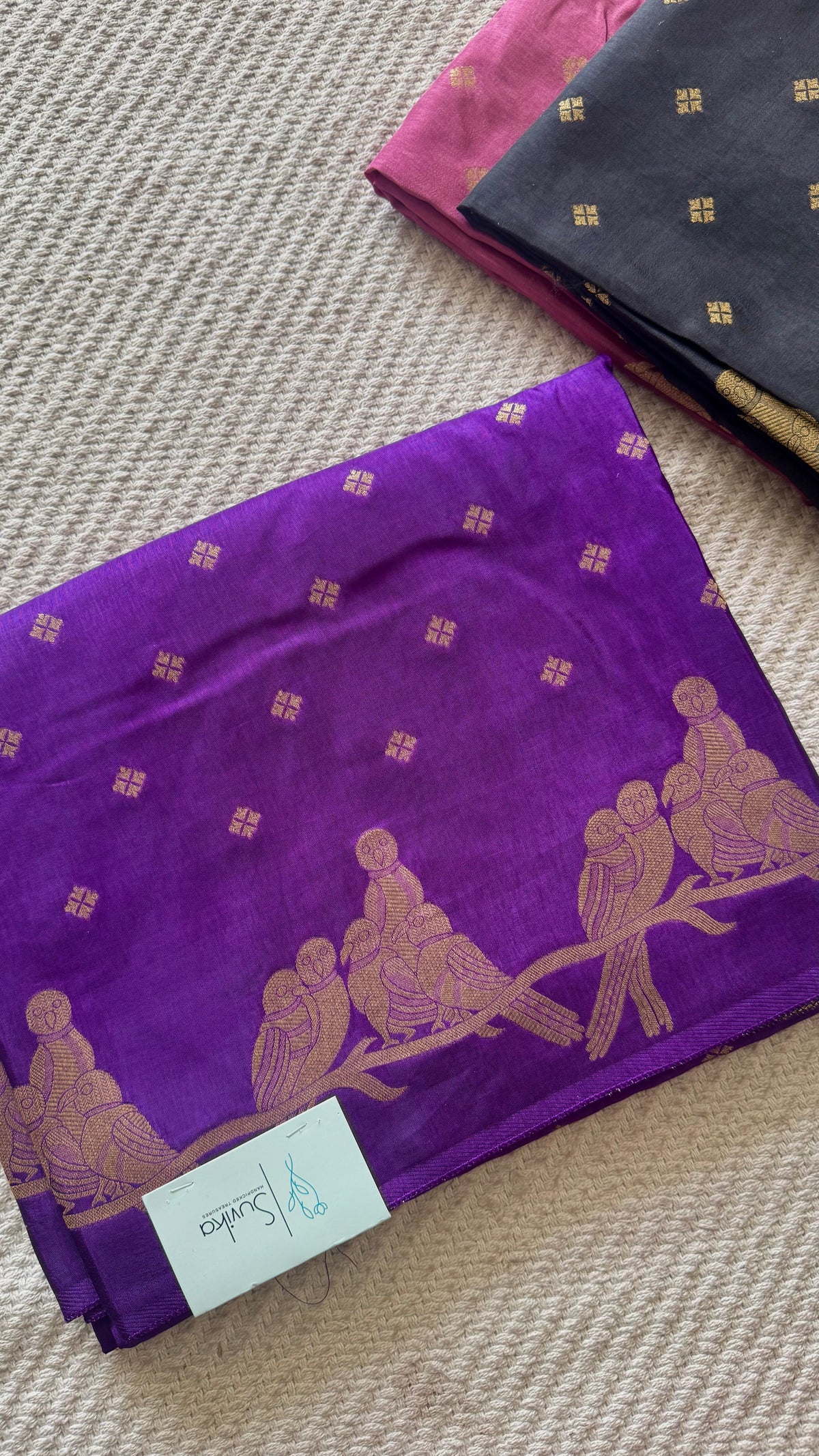VISCOSE CREPE SUV5801-PURPLE