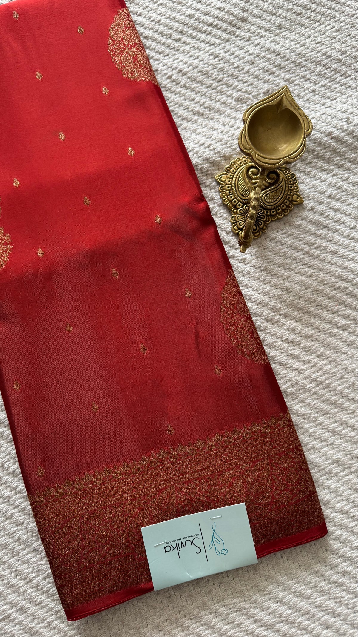 CRAPE SILK SUV5706-RED