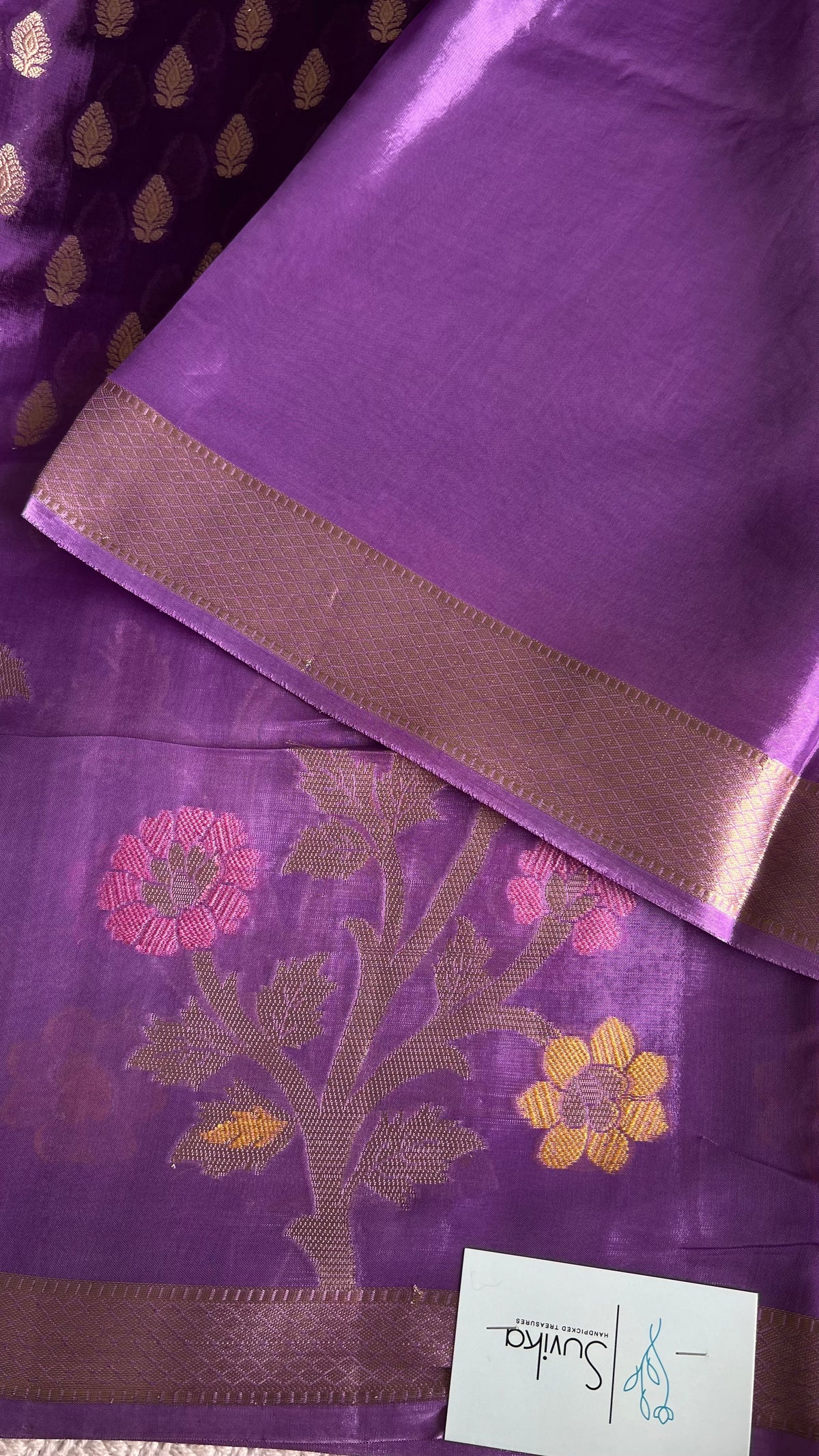 CREPE SILK SUV5656-DARKLAVENDER