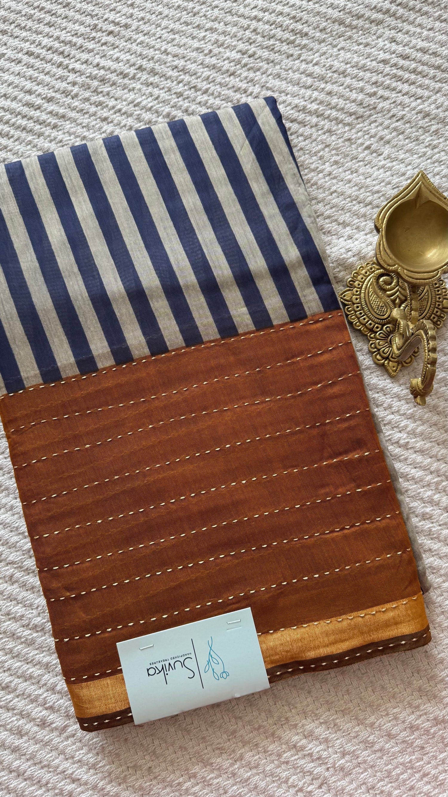 MAHESHWARI COTTON SUV5286-BLUE WITH YELLOW