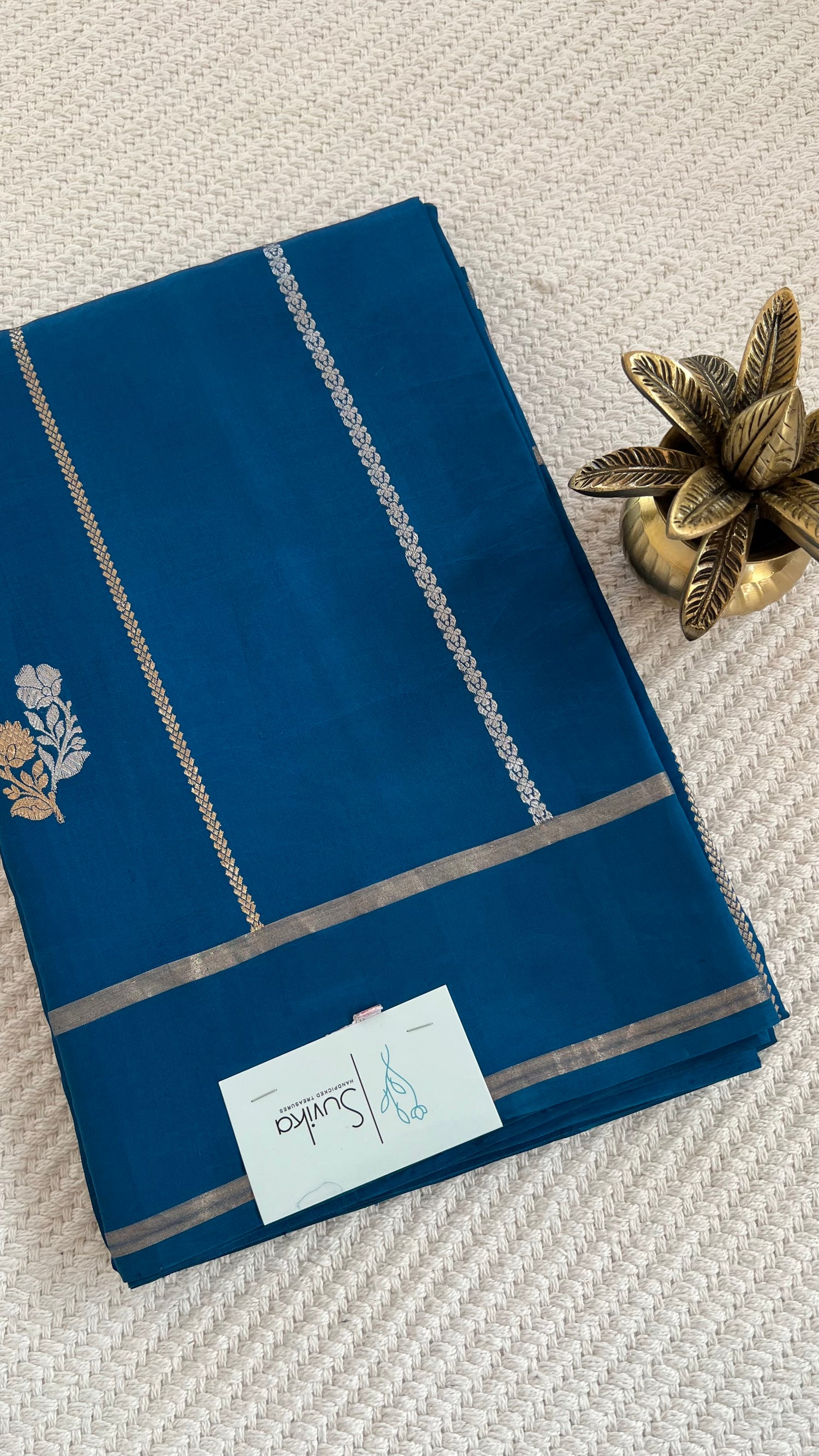 PSUV243-SAPPHIREBLUE PURE MANGO SILK SAREE