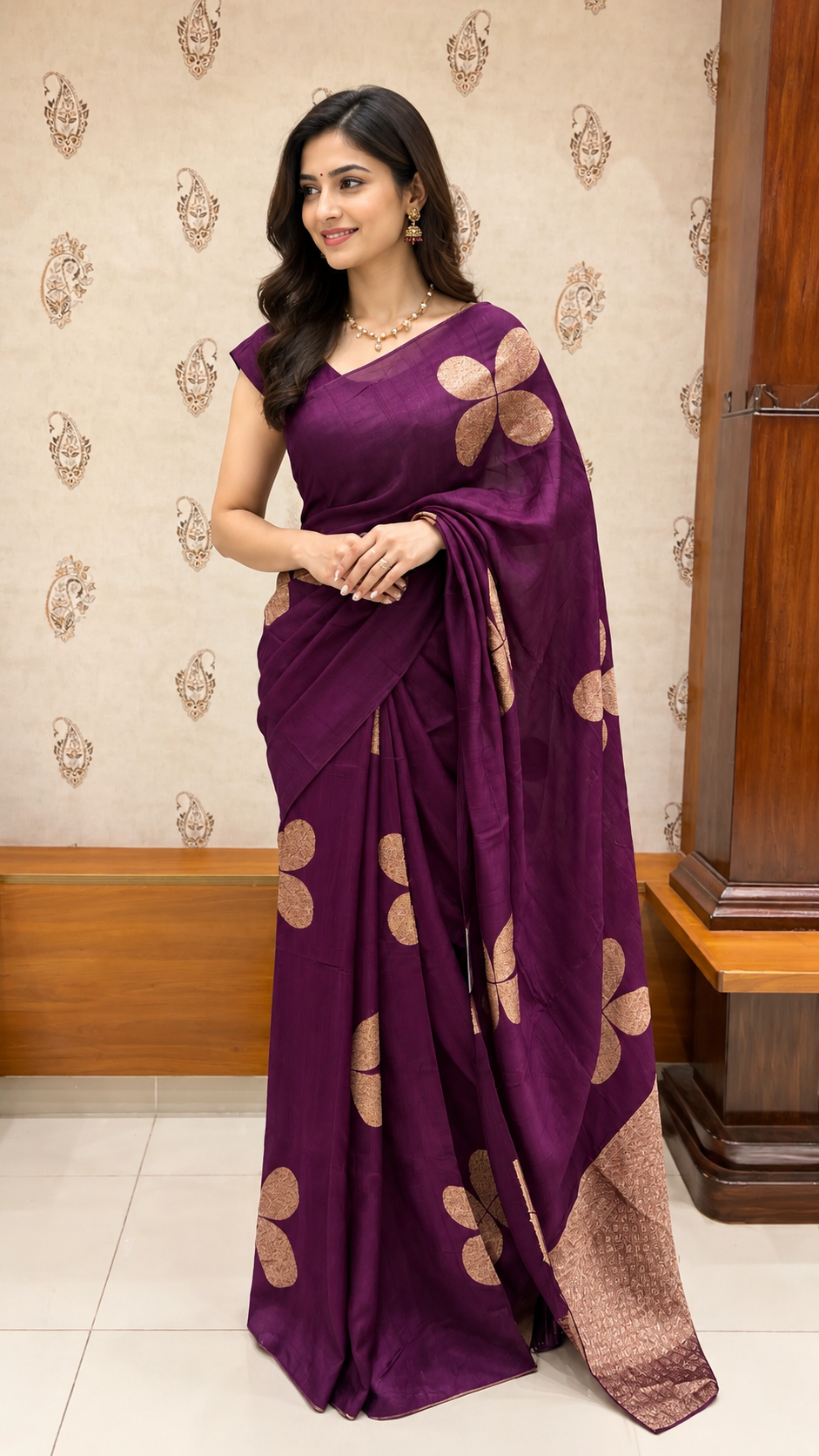 JUTE TUSSER SUV5848-GRAPE