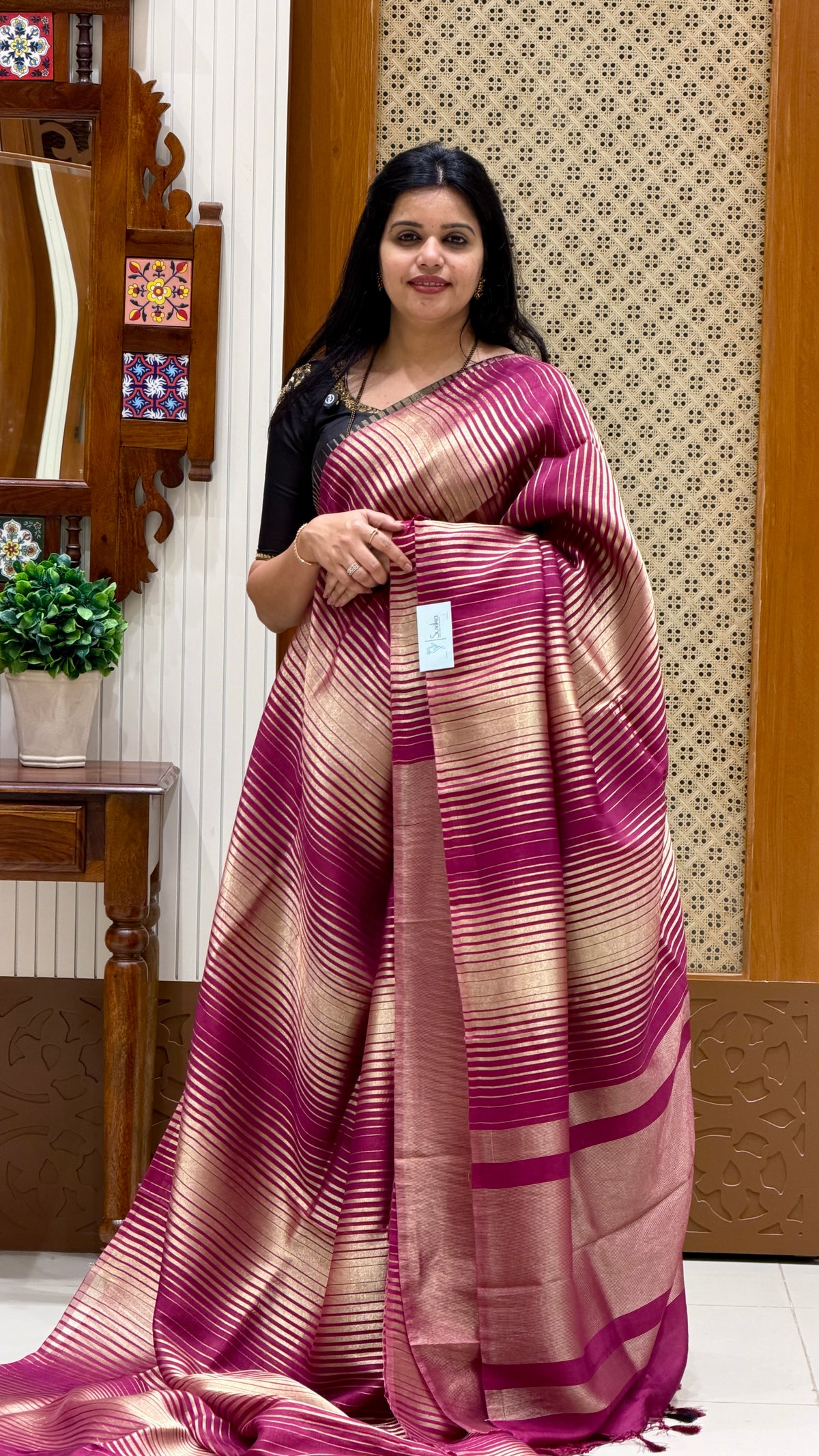 ORGANZA SUV5667-MAGENTA