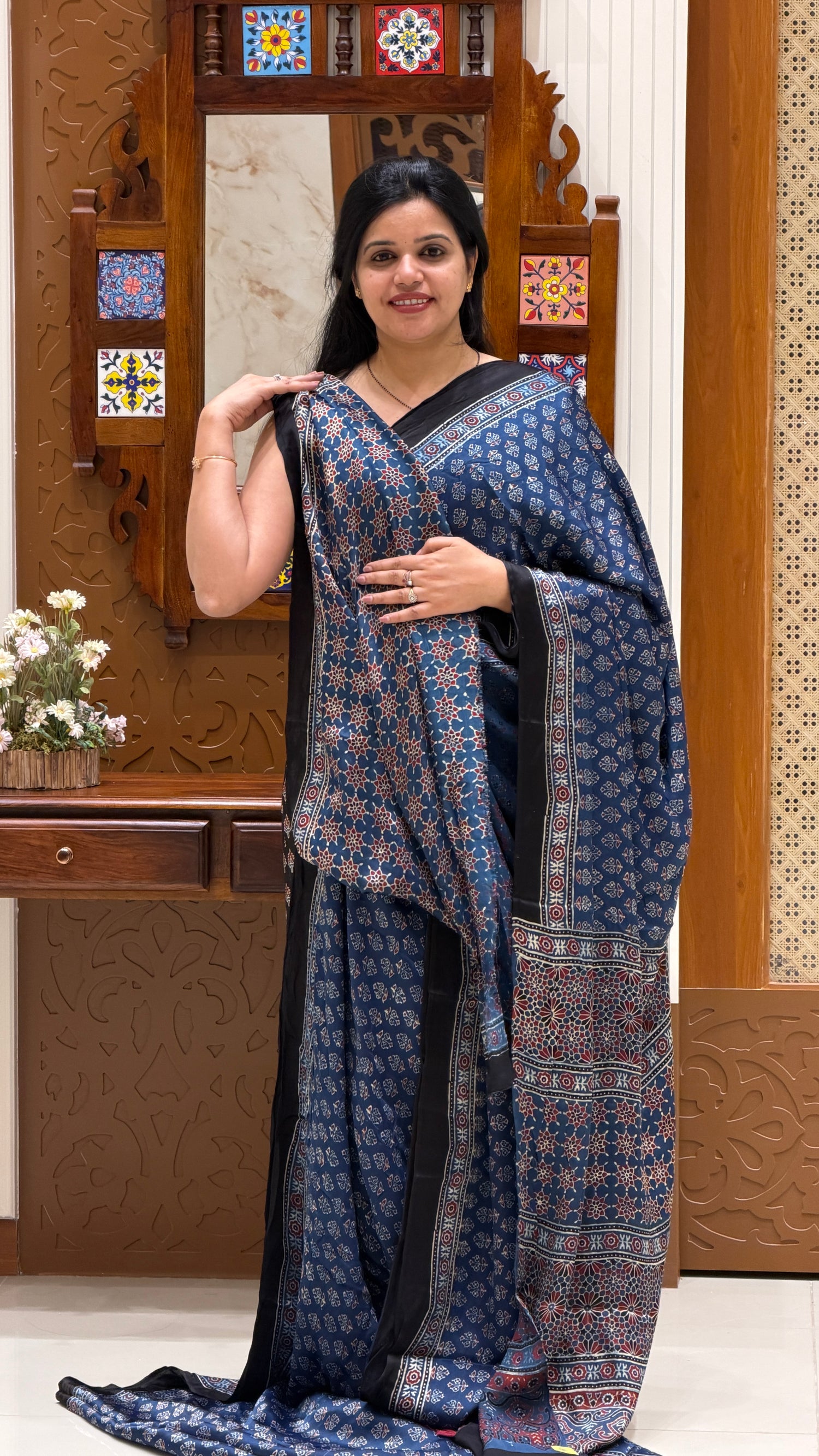 SUV4490-BLUE 1 PURE MODAL SILK