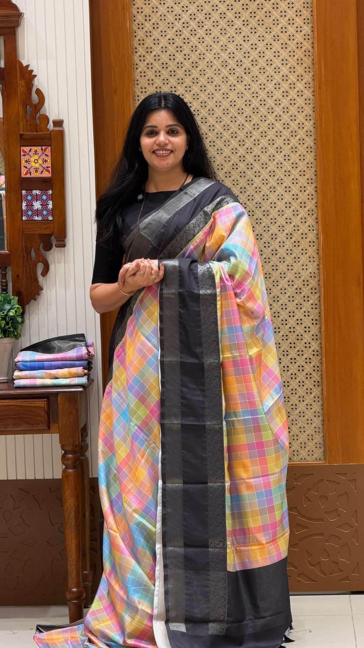 CHECK SAREE SUV6024-MULTI-2