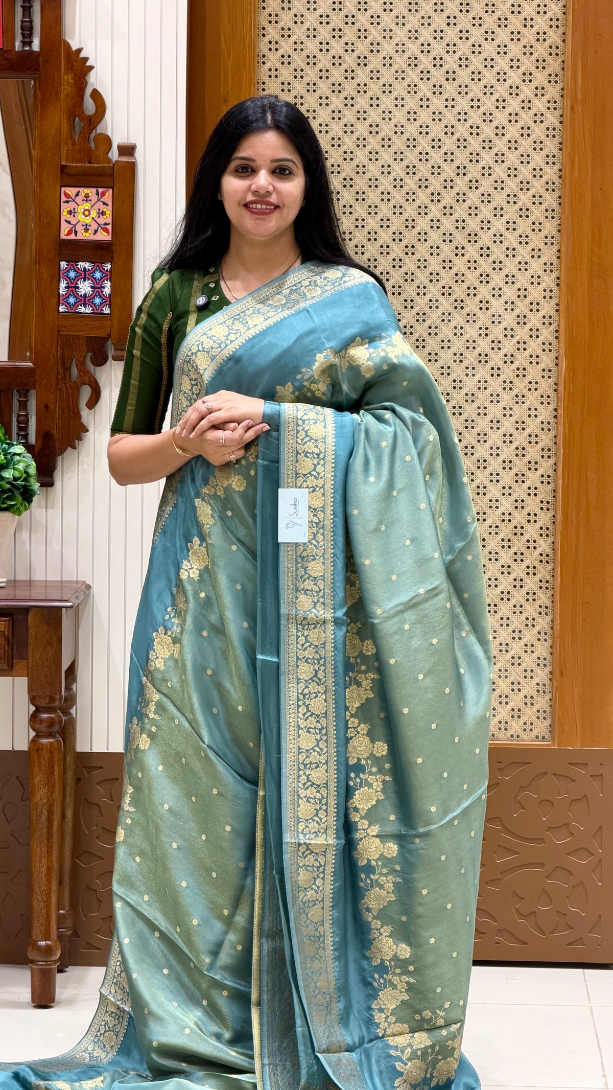 VISCOSE CREPE SUV5388-SEABLUE