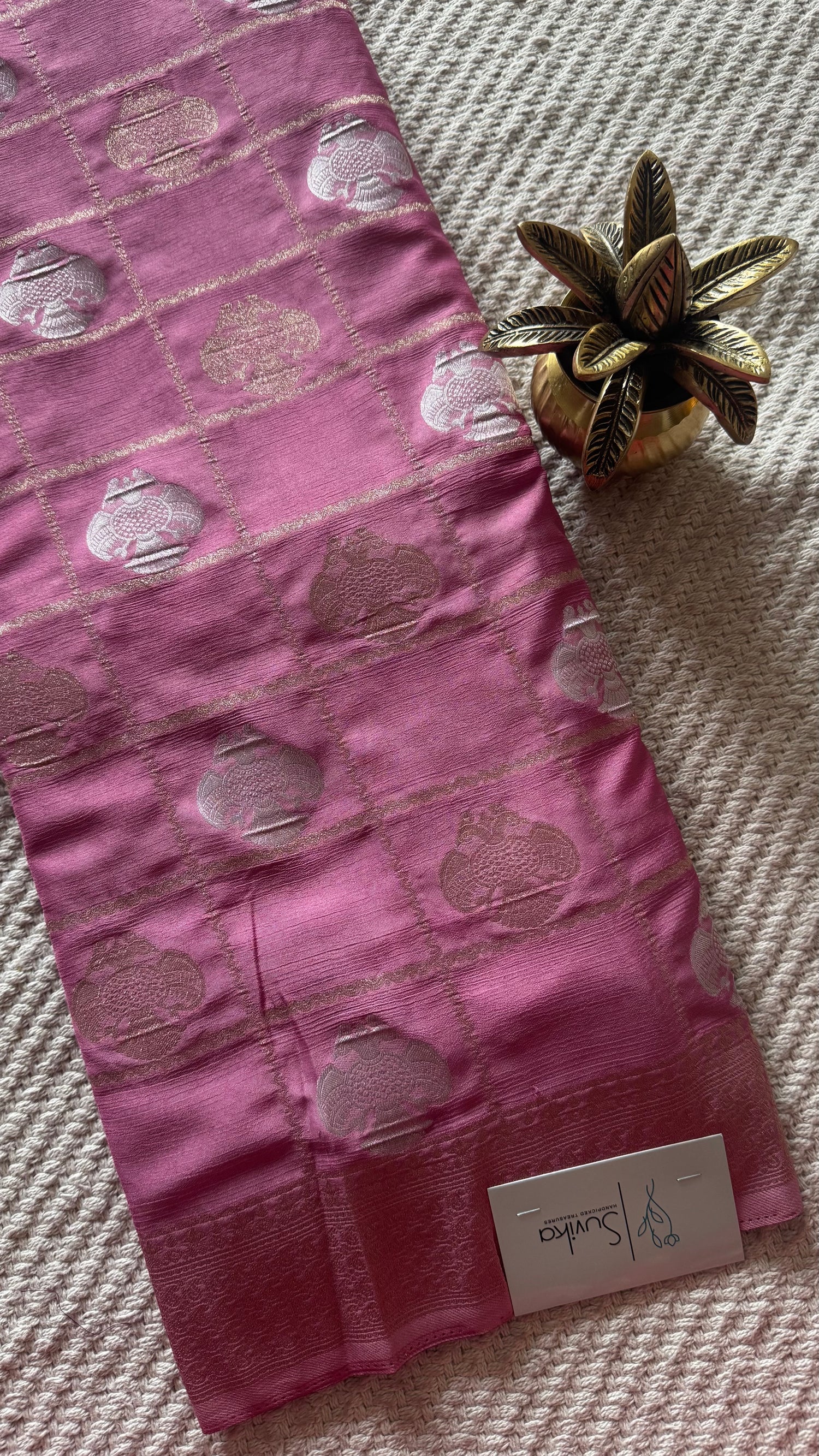GEORGETTE SAREE SUV5394-ONIONPINK