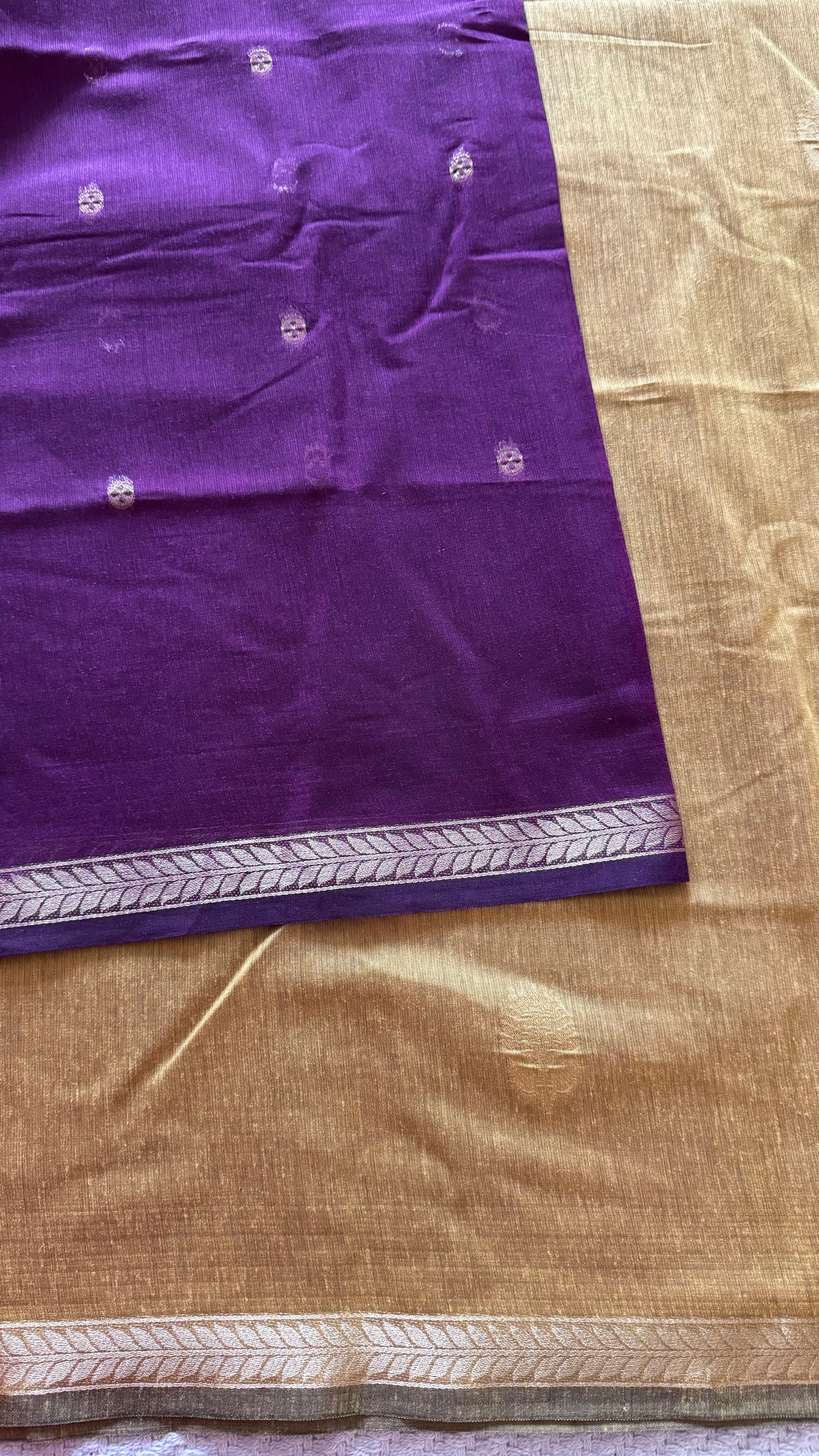 TUSSER SILK SAREE SUV5471-MAGENTA