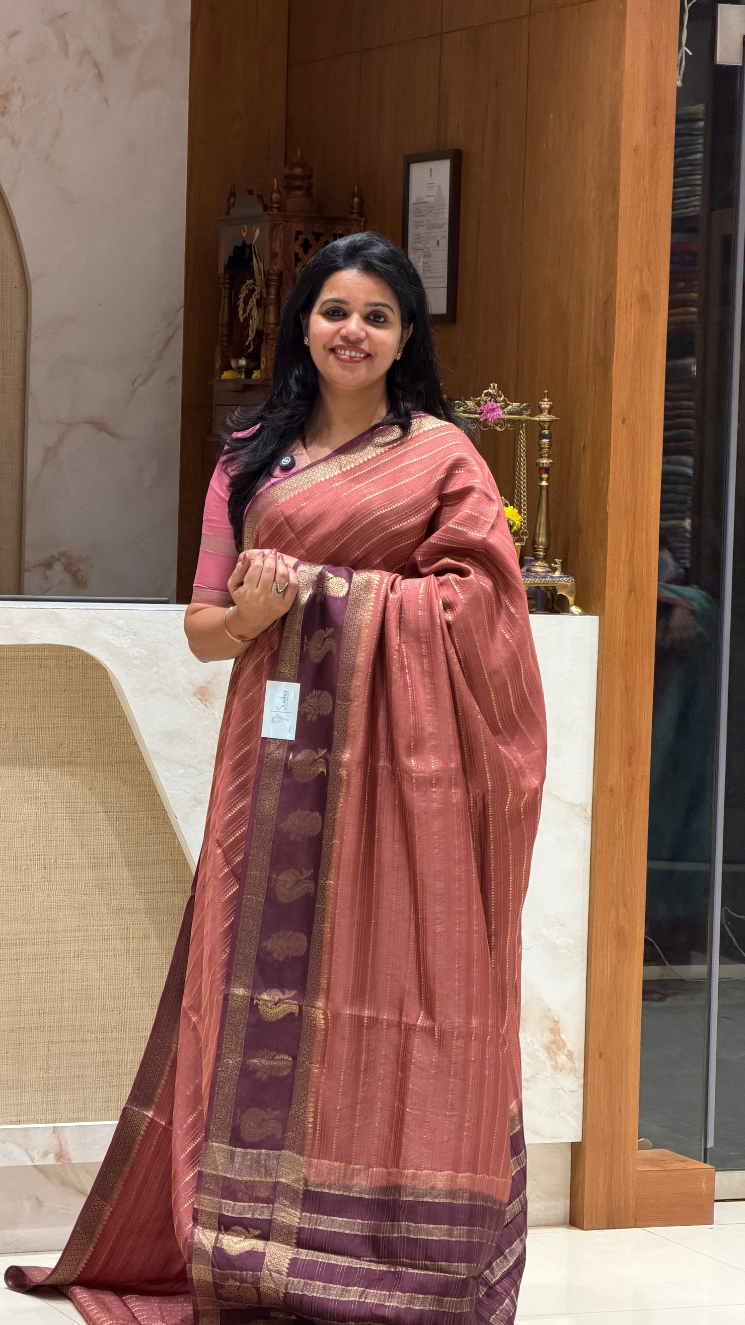 SUV4039-ONIONPINK WITH BROWN