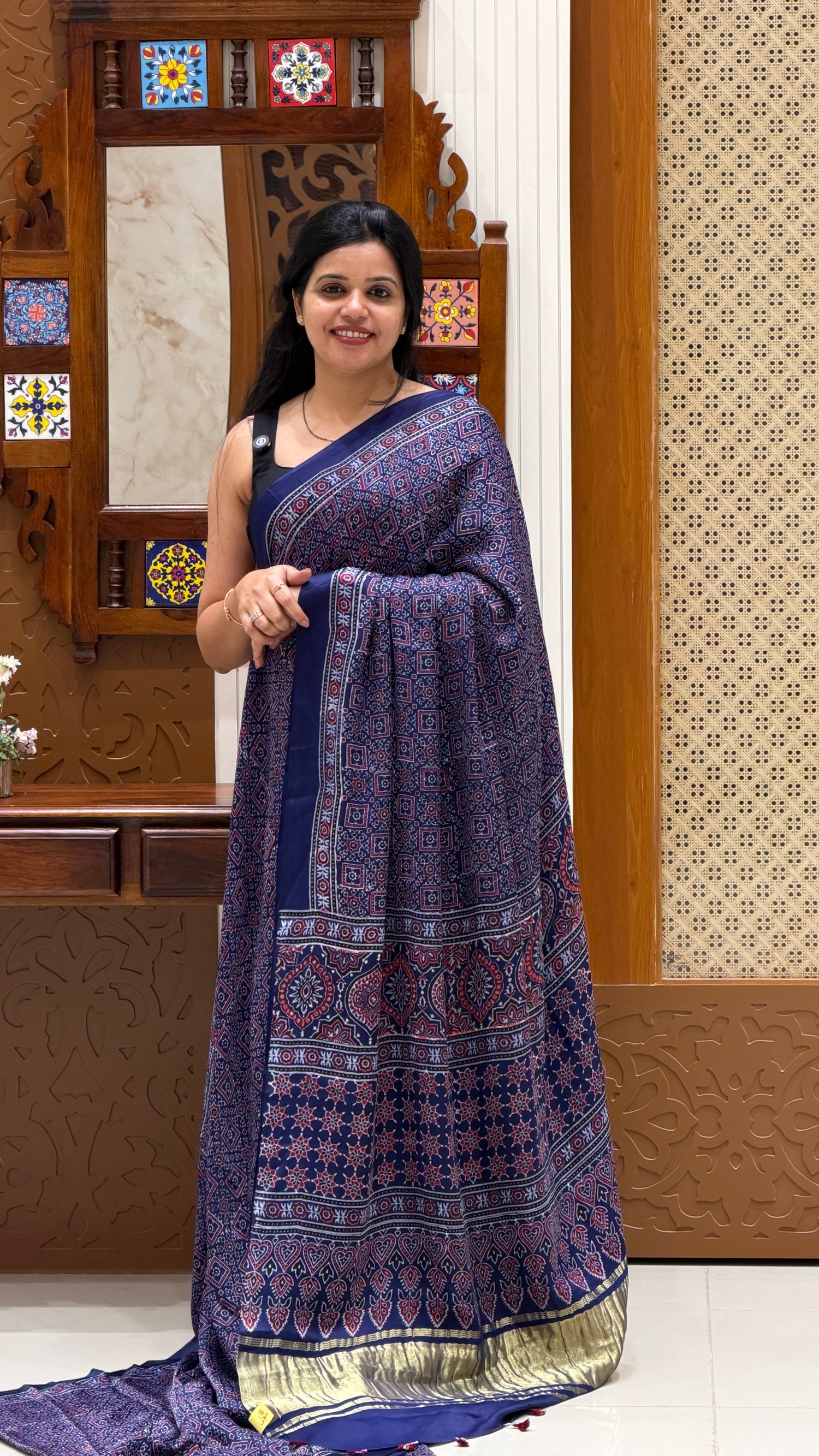SUV4491-Pure modal silk saree
