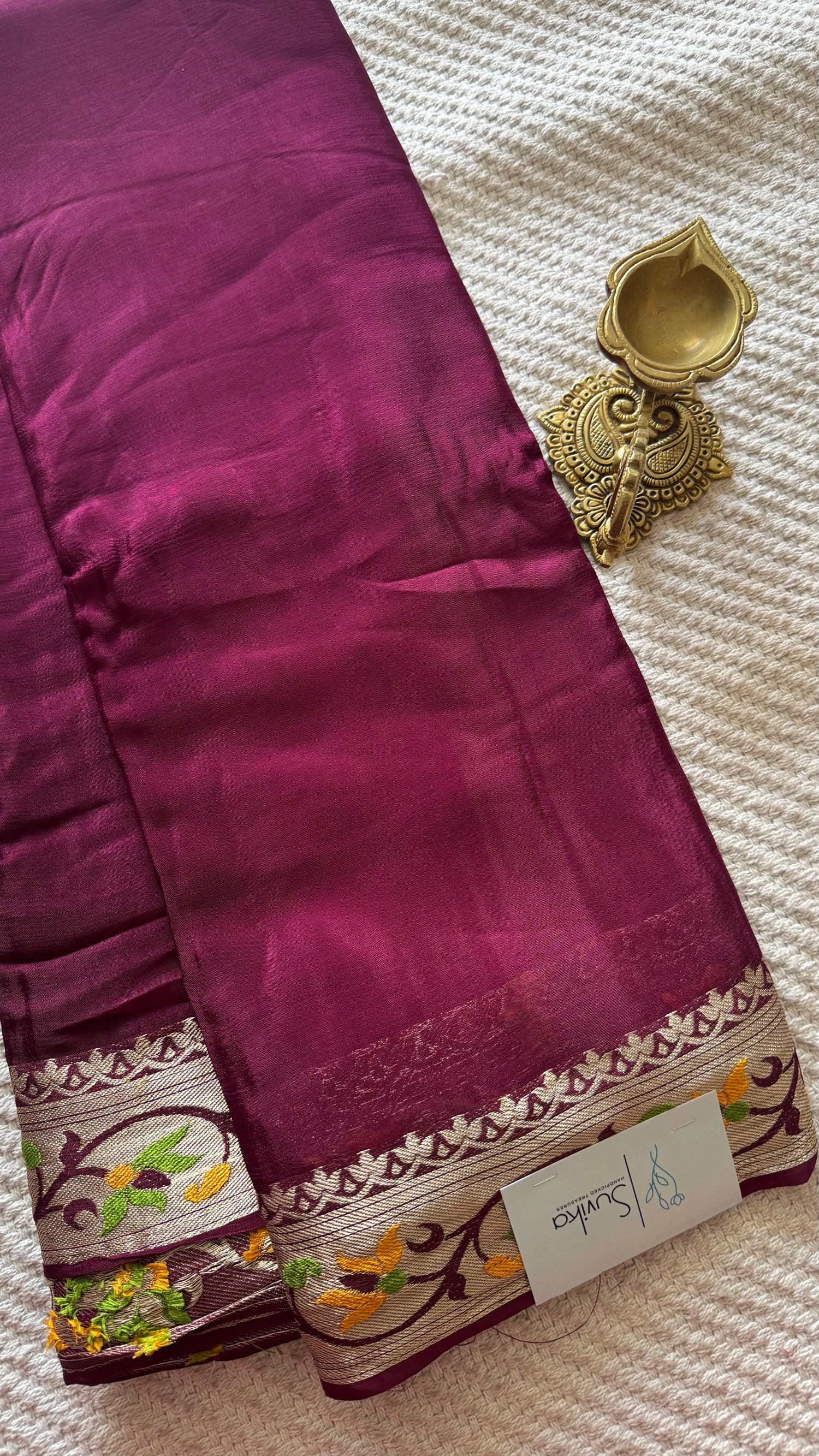 CREPE SILK SUV5777-WINE