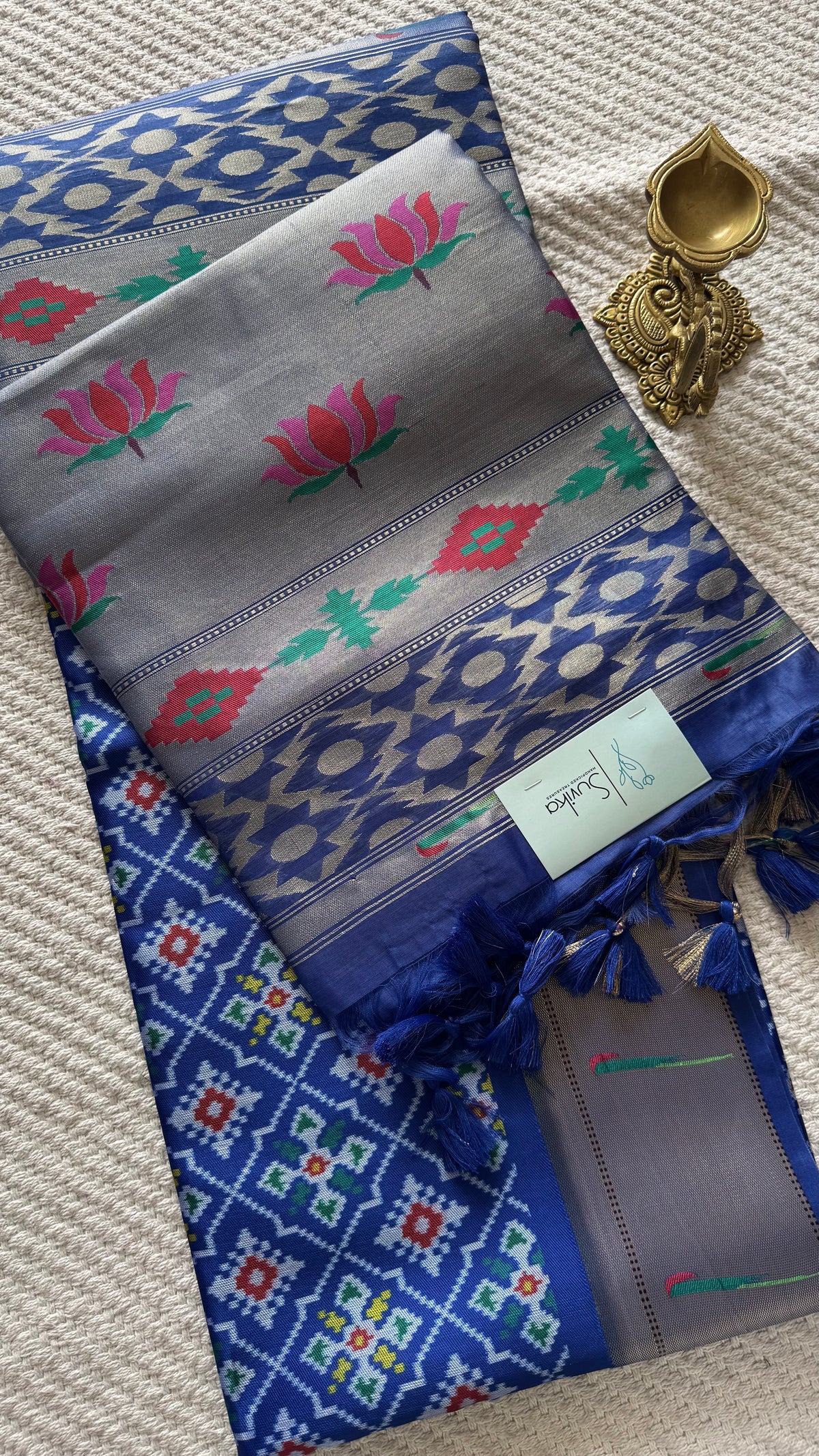 CREPE SILK SUV5726-BLUE