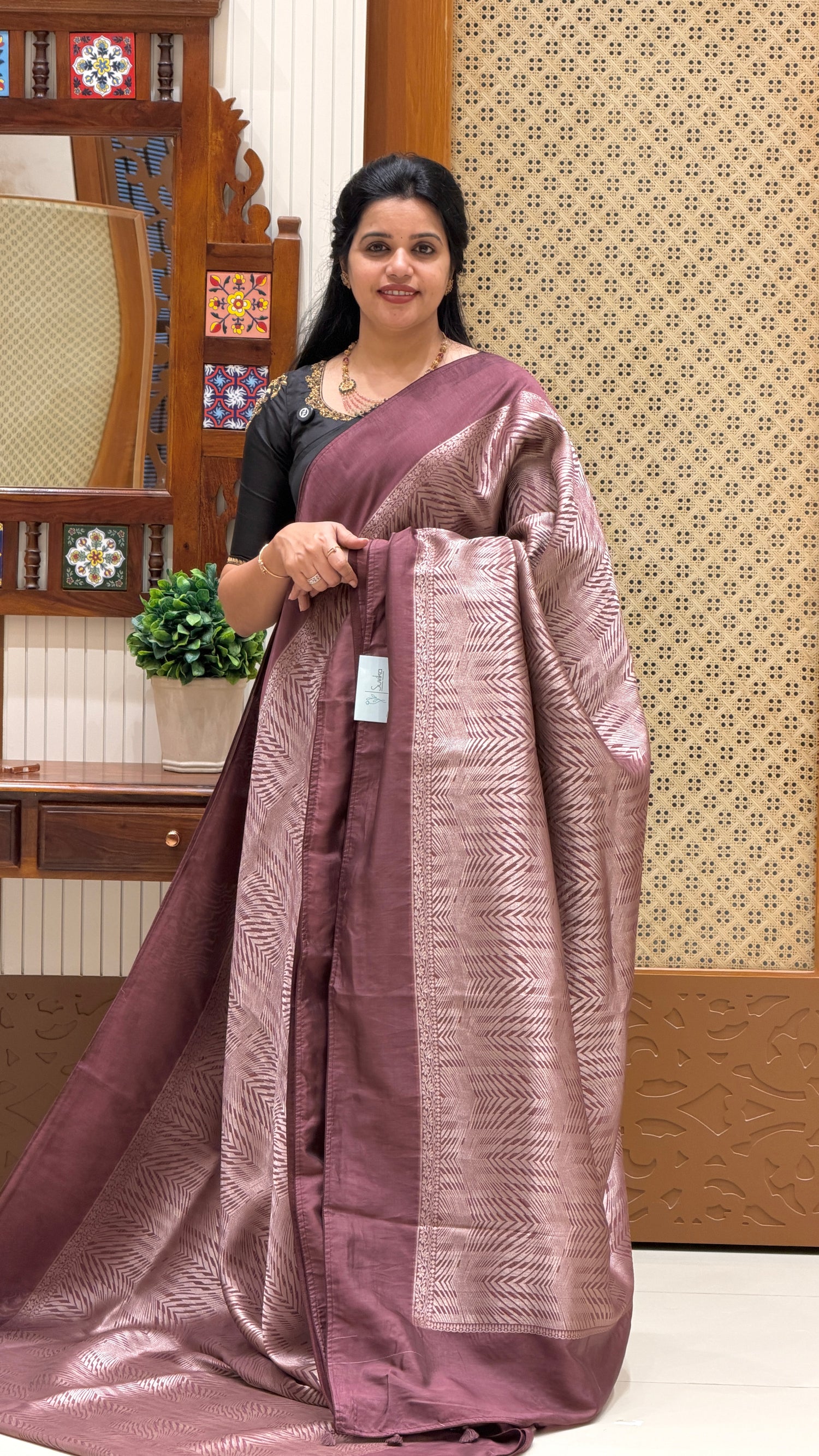 KOSA SILK SAREE SUV5384-GRAPE