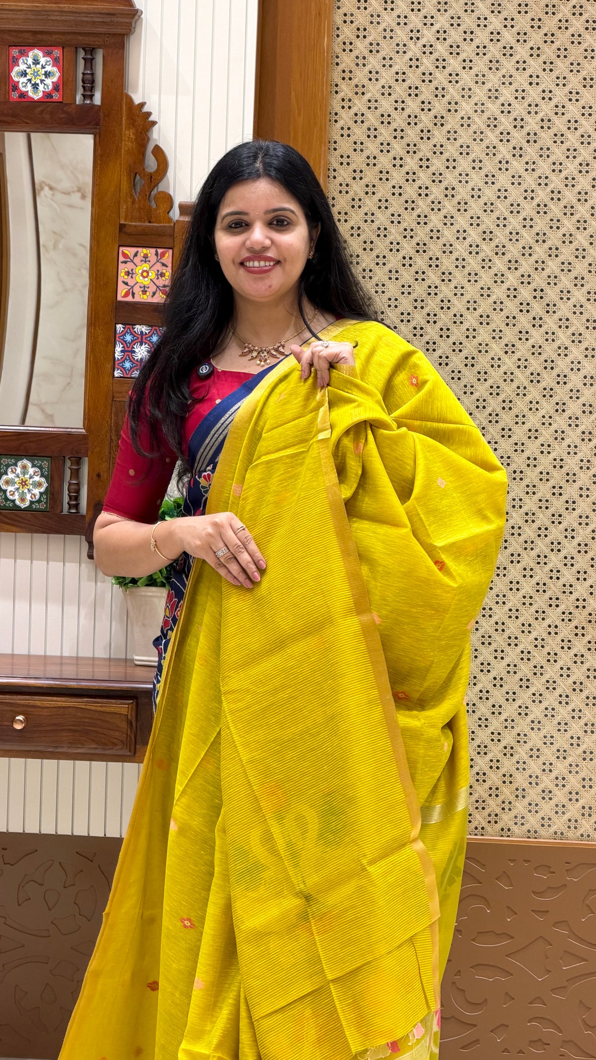 BENGAL SILK COTTON SUV6058-MUSTARD