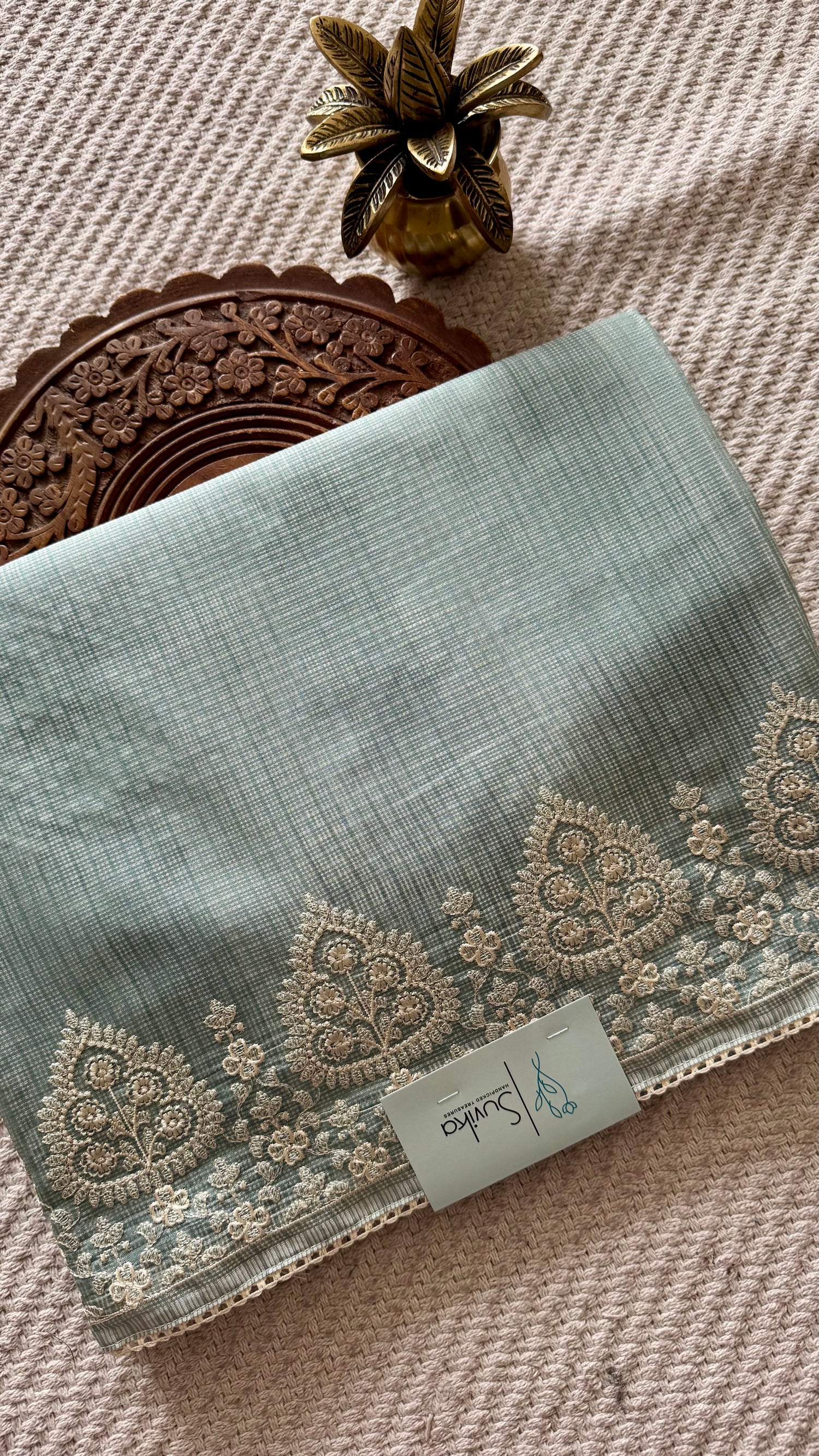 KOTA SILK SAREE SUV5591-SEABLUE