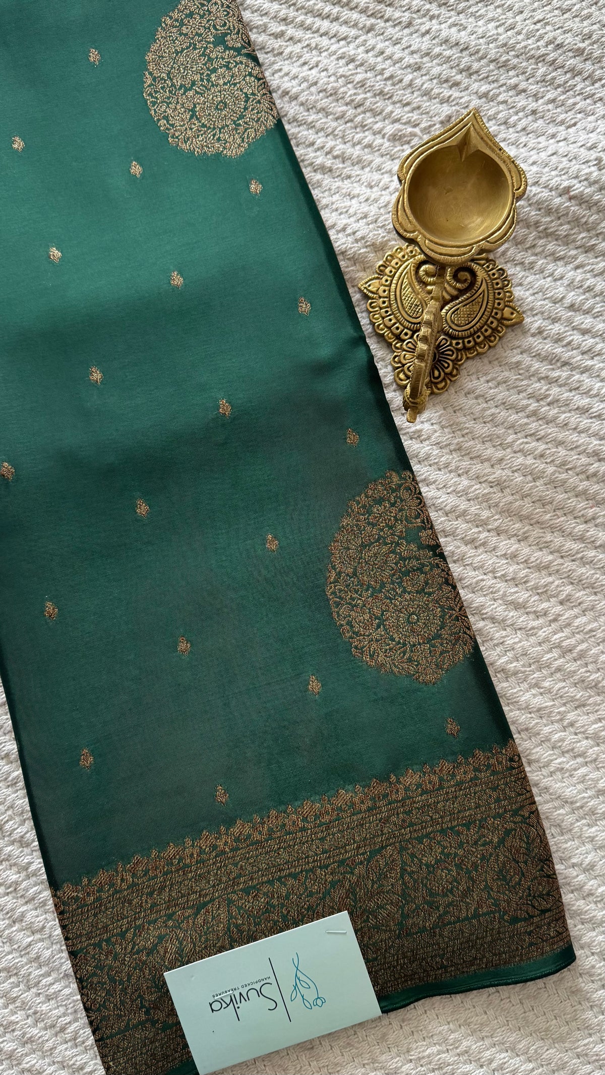 CRAPE SILK SUV5706-BOTTLEGREEN