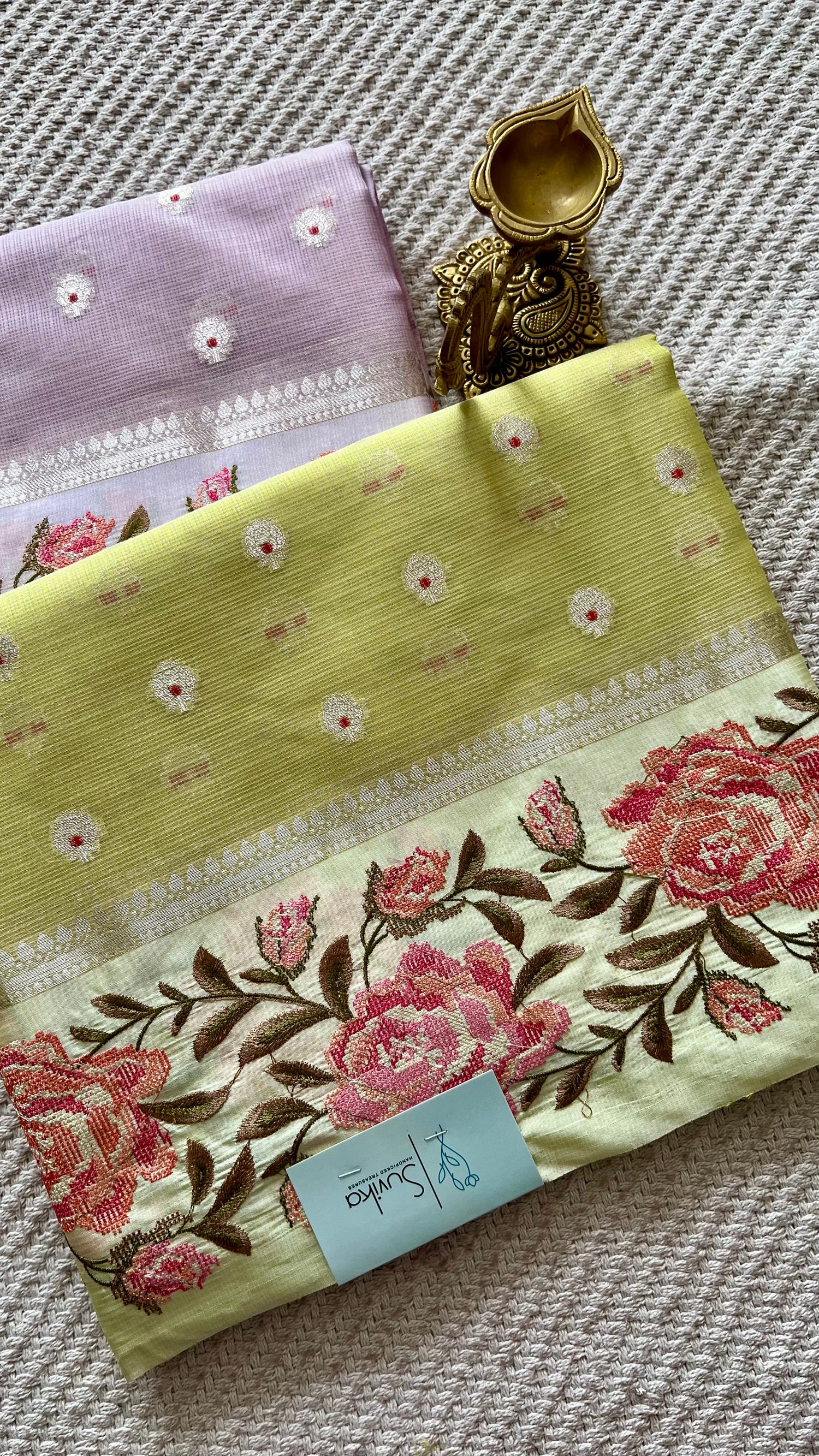KOTA SILK SAREE SUV5587-PISTA