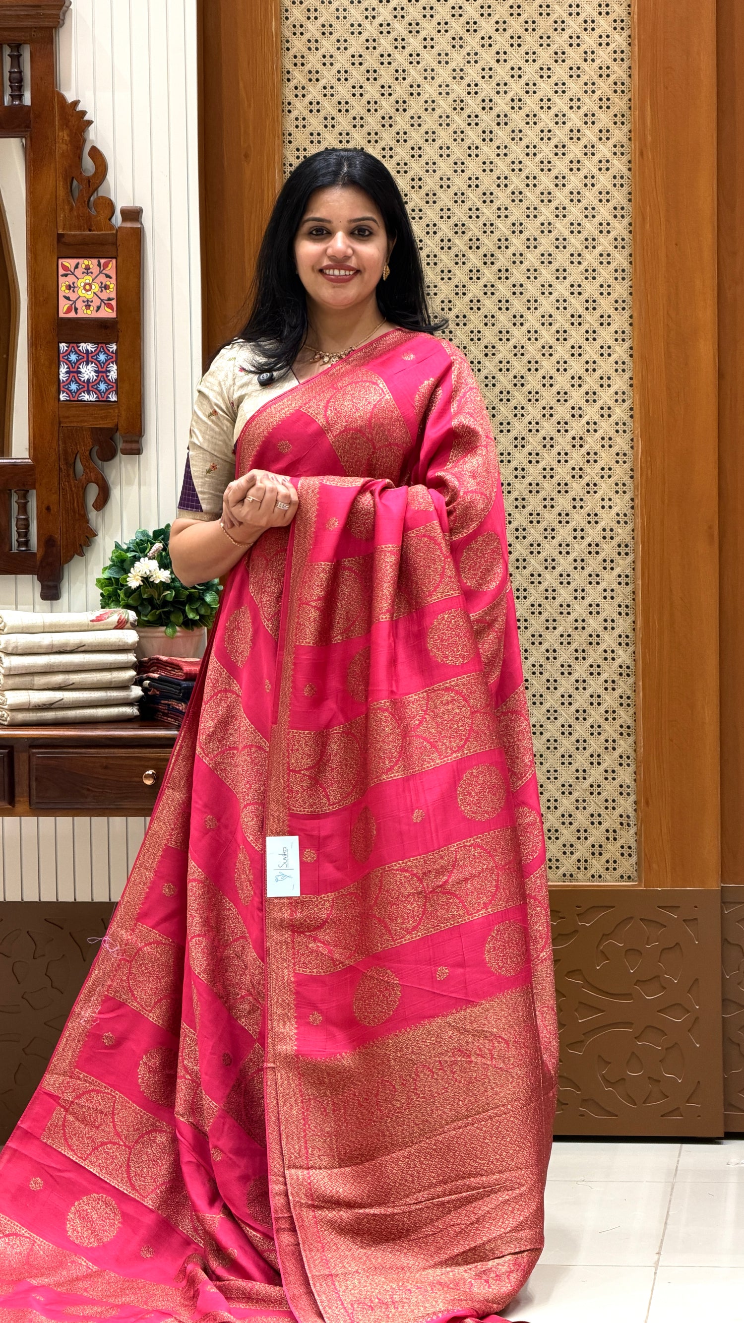 TUSSER GEORGETTE SUV5131-PINK