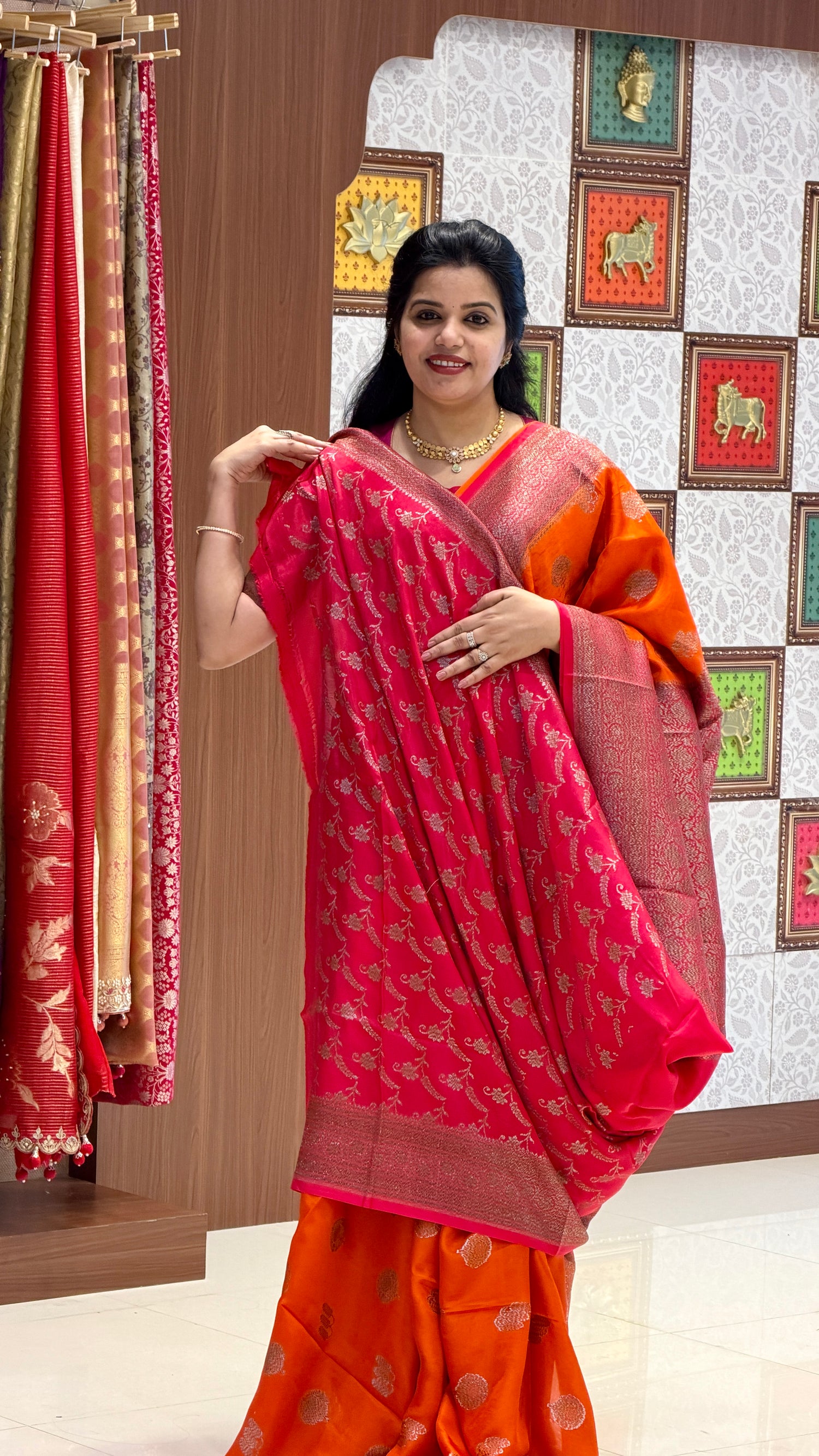 CREPE SILK SUV5695-ORANGE