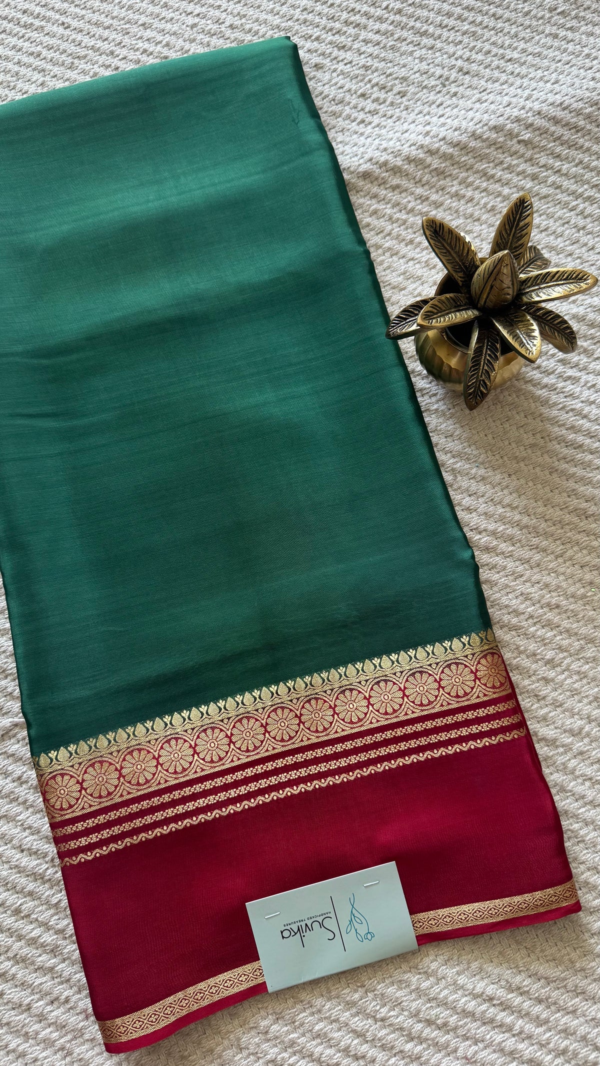 MYSORE CREPE 01 SUV5792-BOTTLEGREEN