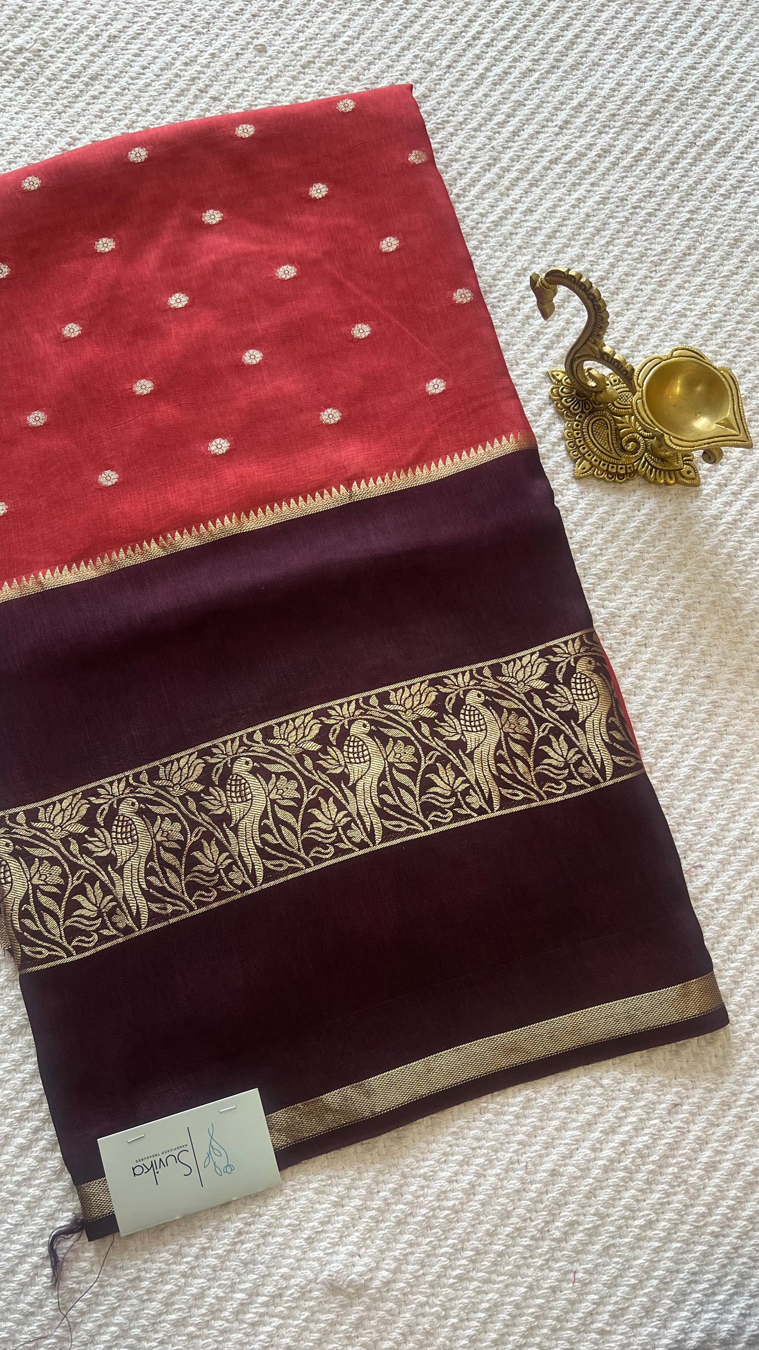 SUV4040-RUST WITH COFFEEBROWN