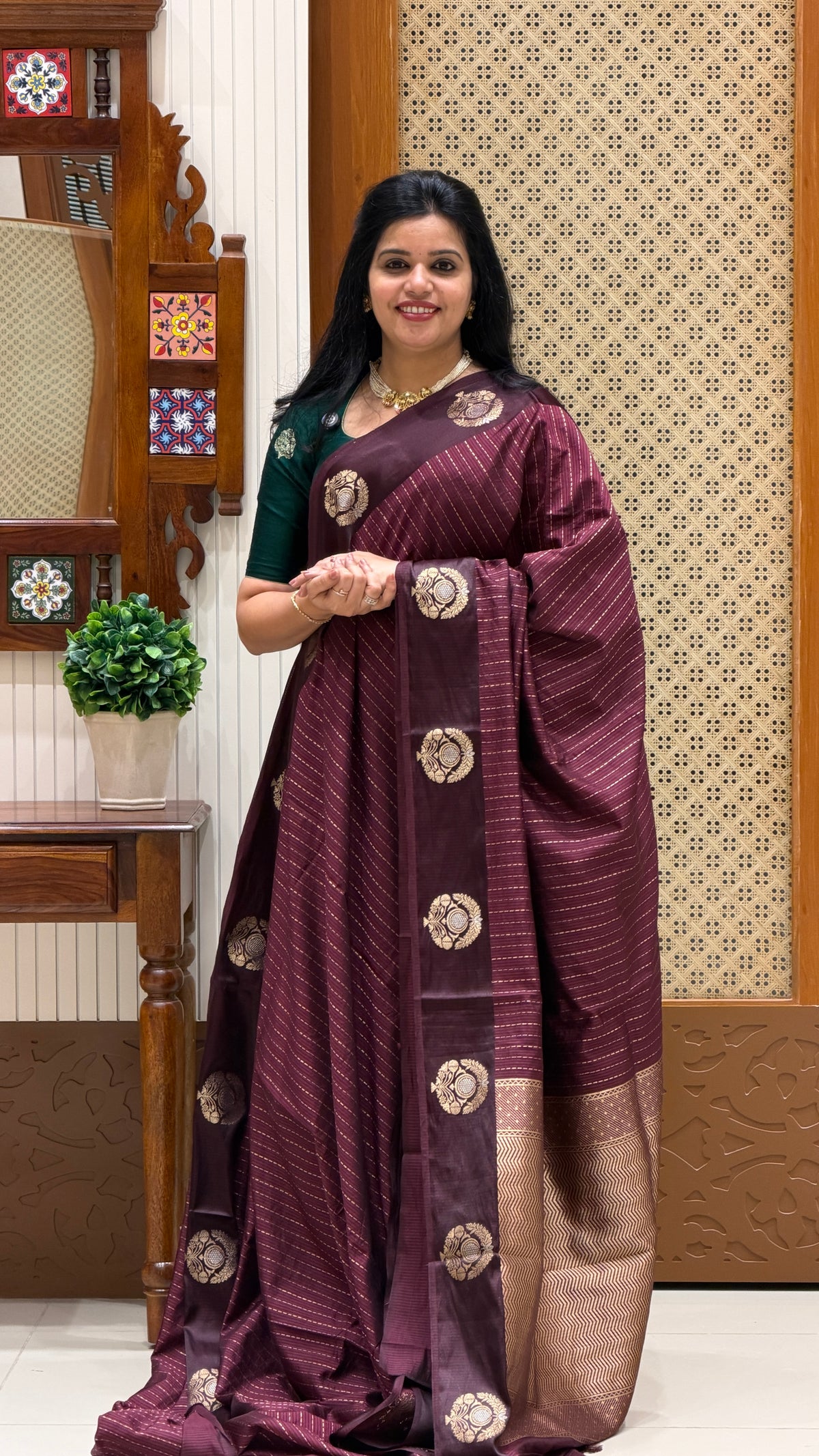 BANARASI SILK SUV5734-COFFEEBROWN