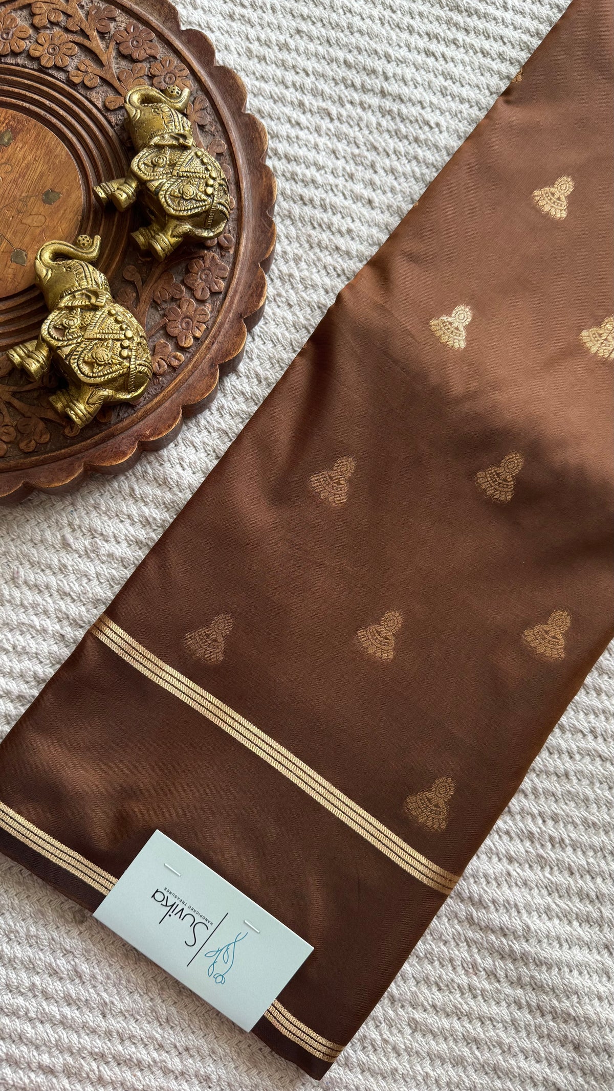 SEMI SILK SUV5840-BROWN