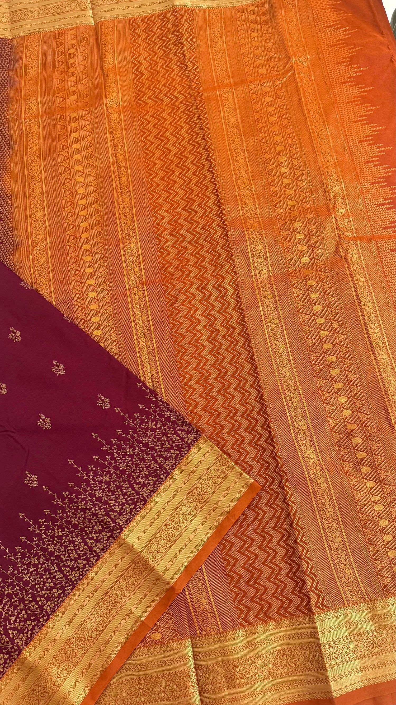 KANJIVARAM SILK SAREE SUV5616-WINE